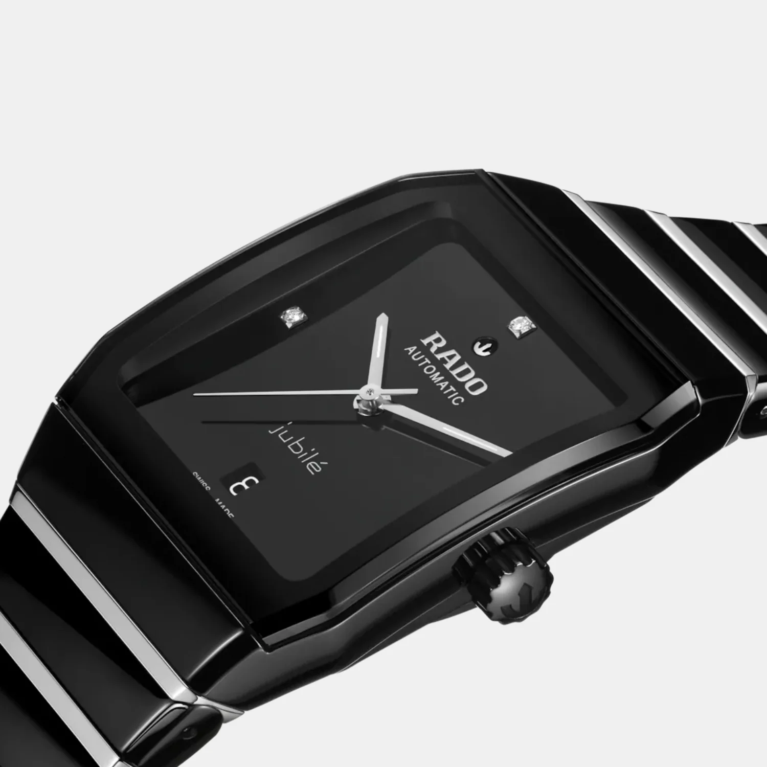Anatom Unisex Automatic Black Dial Analog Ceramic Watch R10201712 - Image 3
