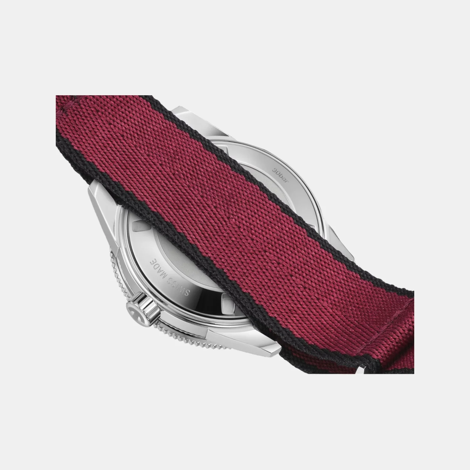 Captain Cook Men Automatic Black Burgundy Gradient Dial Analog Stainless Steel Watch R32223408 - Image 14