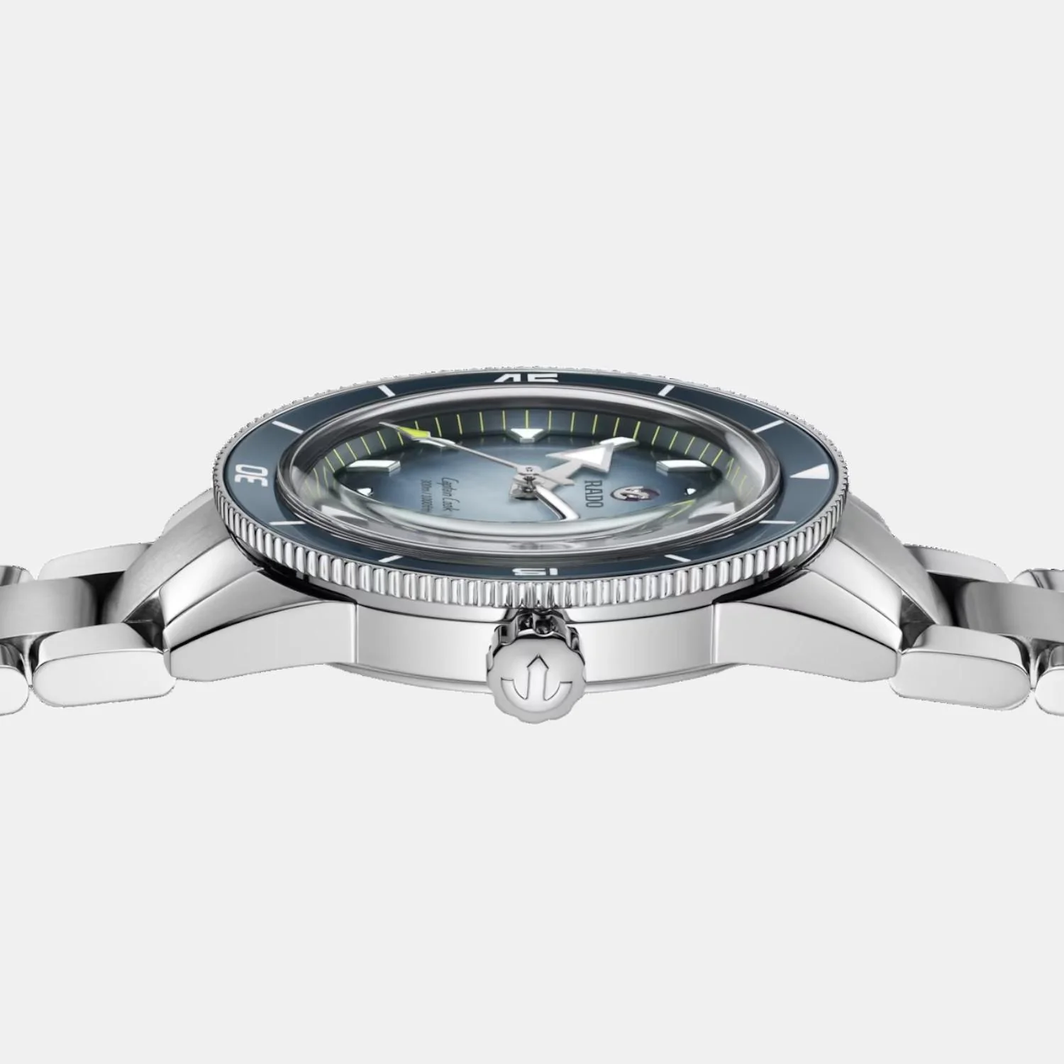 Captain Cook Men Automatic Blue & White Dial Analog Stainless Steel Watch R32154208 - Image 5