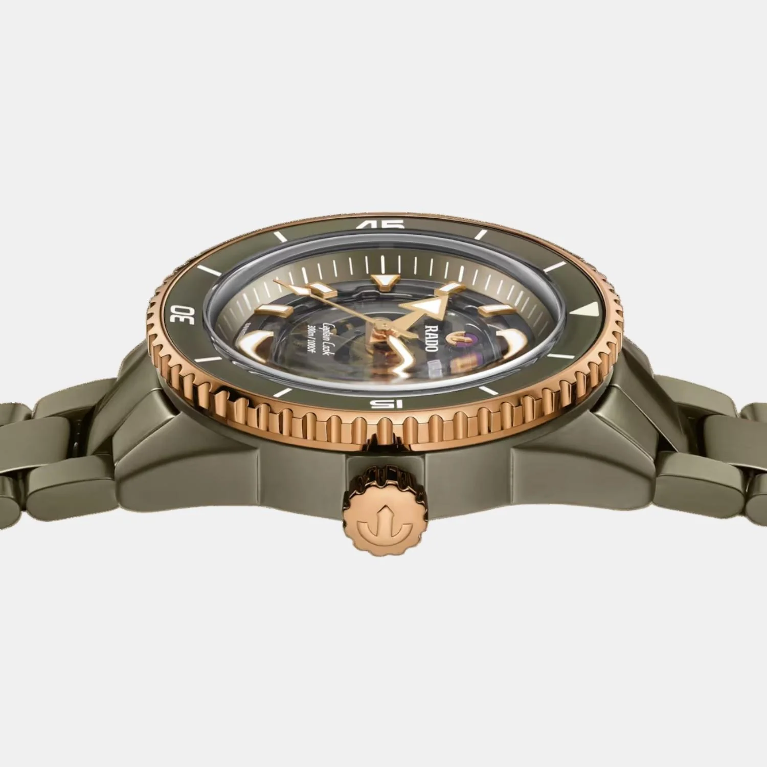 Captain Cook Men Automatic Grey Dial Analog Ceramic Watch R32150162 - Image 4