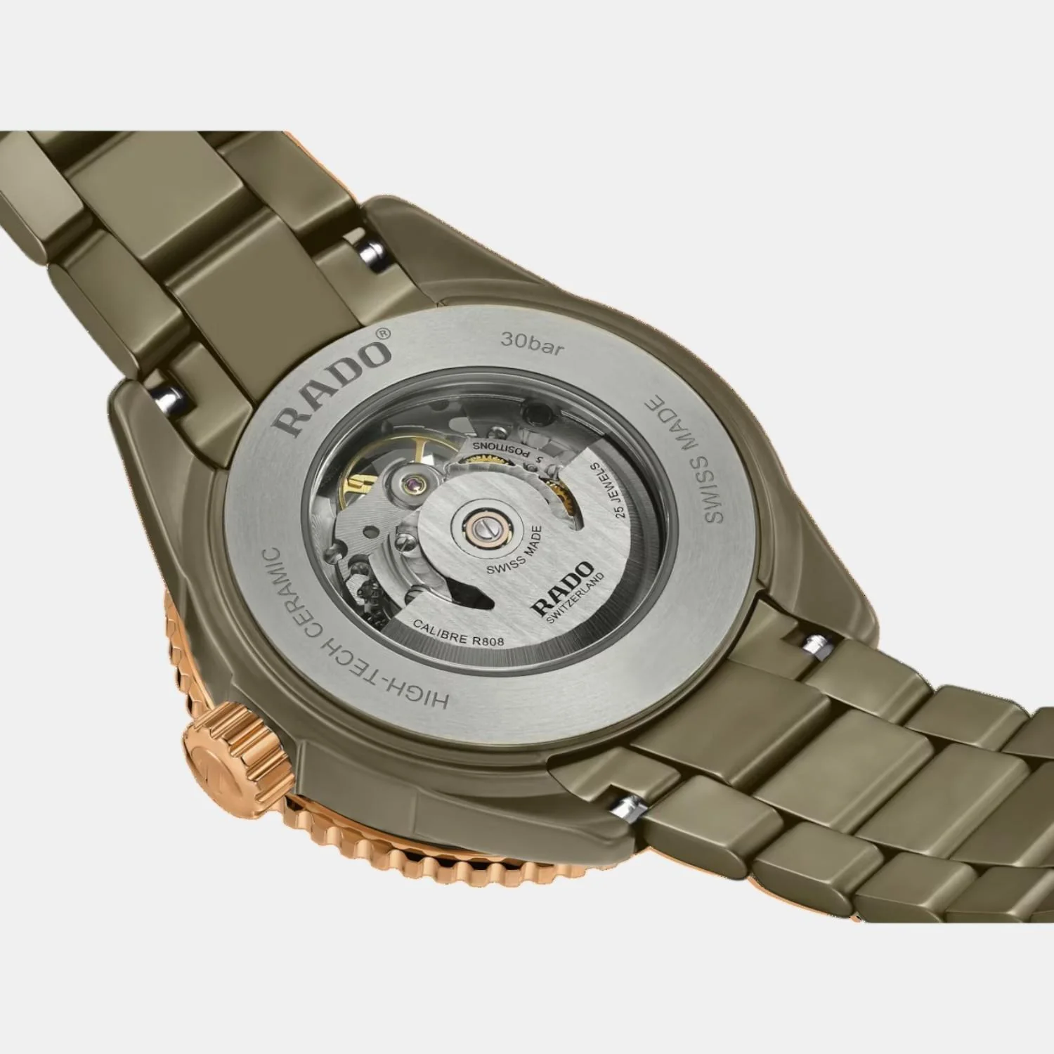 Captain Cook Men Automatic Grey Dial Analog Ceramic Watch R32150162 - Image 5