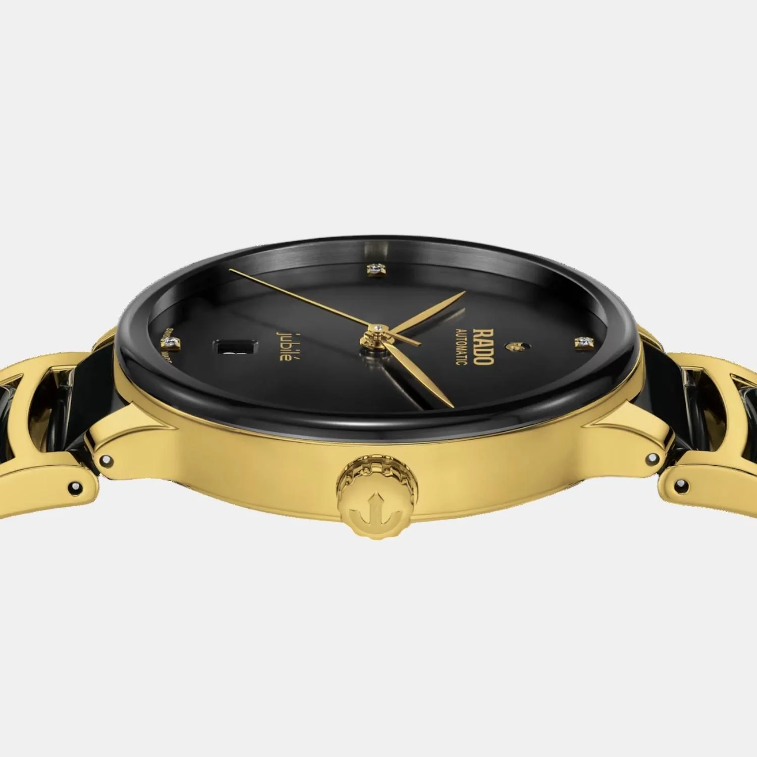 Centrix Unisex Automatic Black Dial Analog Ceramic Watch R30008712 - Image 4