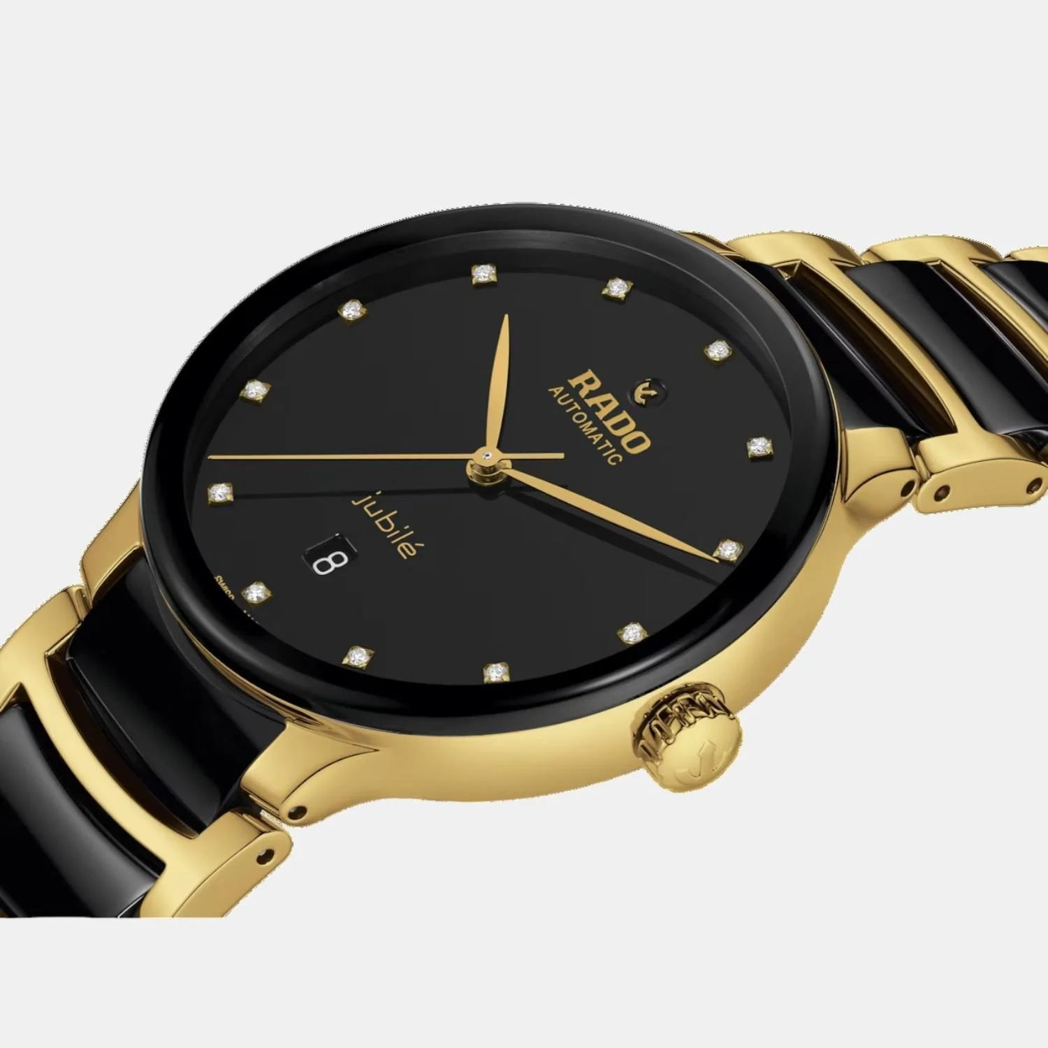 Centrix Unisex Automatic Black Dial Analog Ceramic Watch R30008742 - Image 3