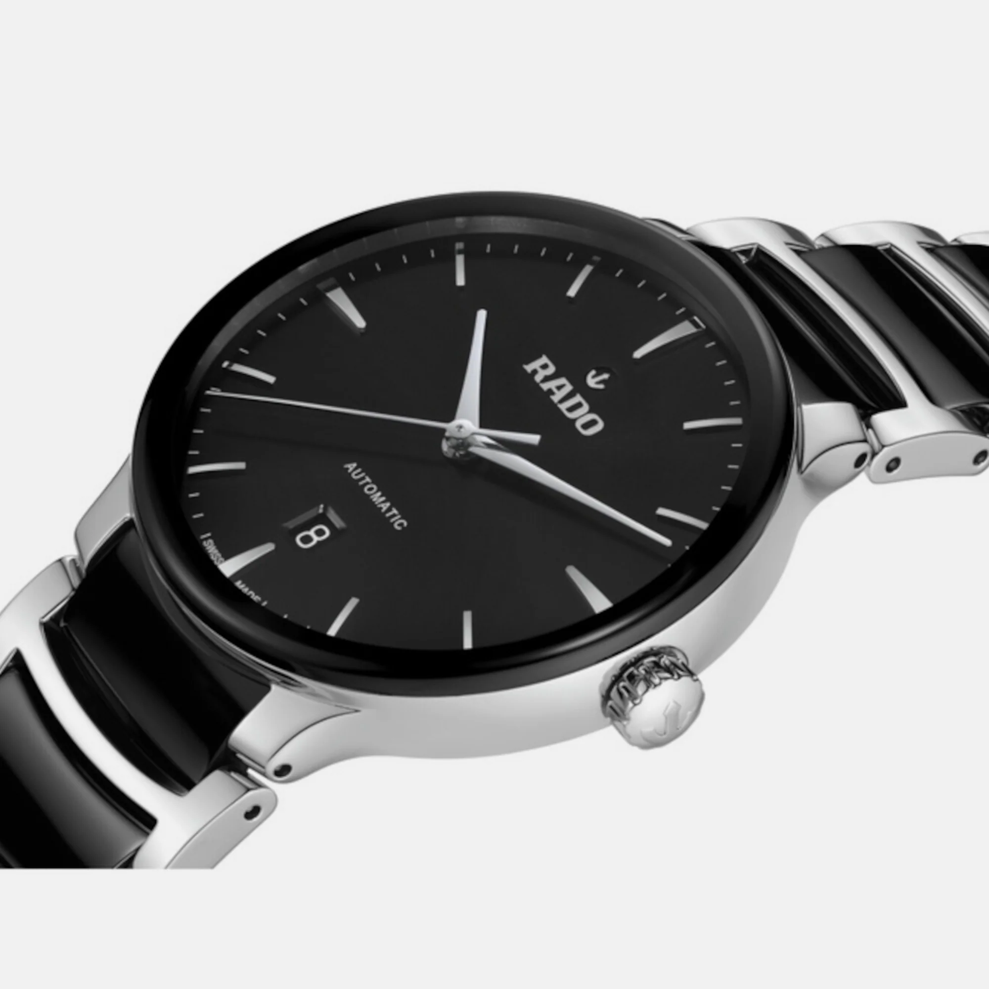 Centrix Unisex Automatic Black Dial Analog Stainless Steel Watch R30018152 - Image 2