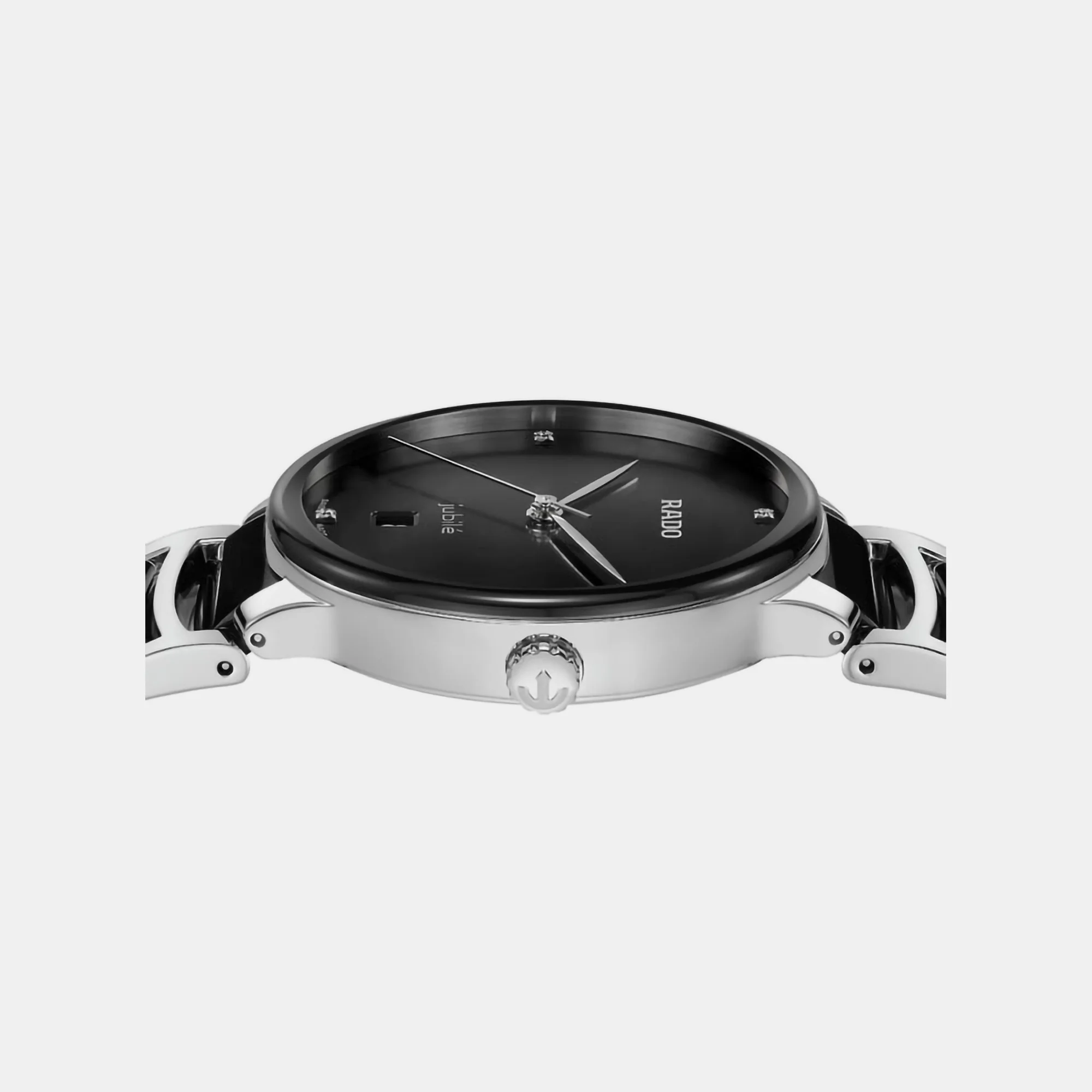 Centrix Unisex Quartz Black Dial Analog Ceramic Watch R30021712 - Image 5
