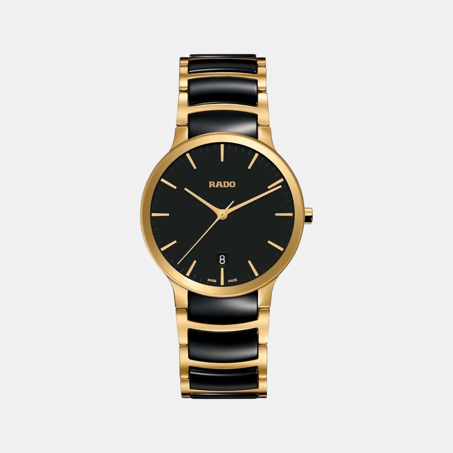 Centrix Unisex Quartz Black Dial Analog Stainless Steel Watch R30527172