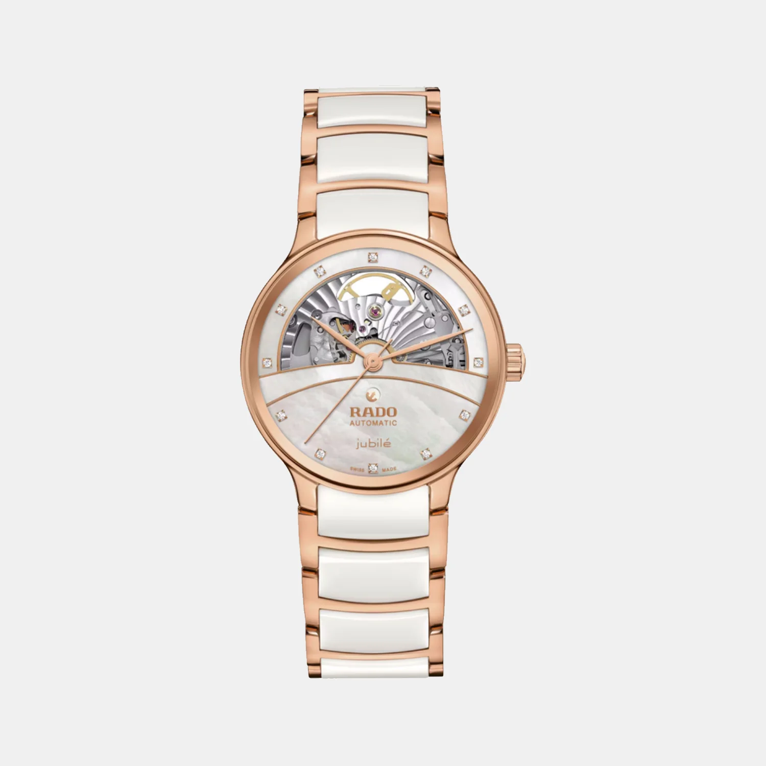 Centrix Women Automatic Mother Of Pearl Dial Analog Stainless Steel Watch R30029922
