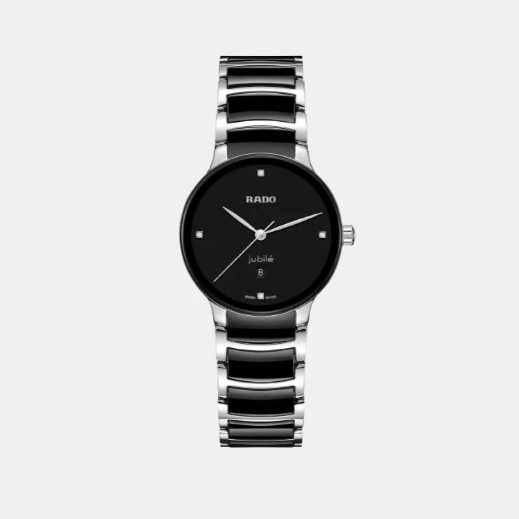 Centrix Women Quartz Black Dial Analog Ceramic Watch R30026712 - Image 2