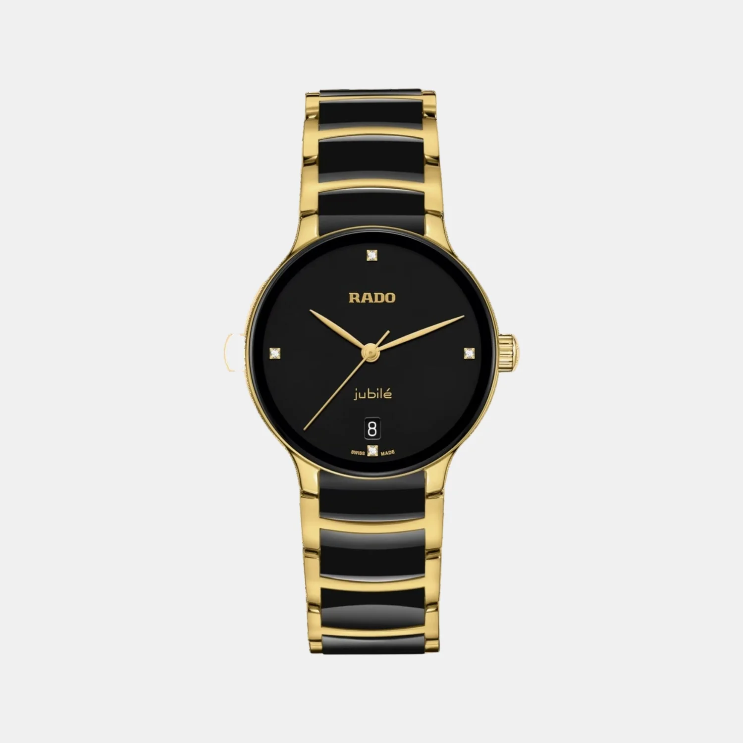 Centrix Women Quartz Black Dial Analog Ceramic Watch R30039712