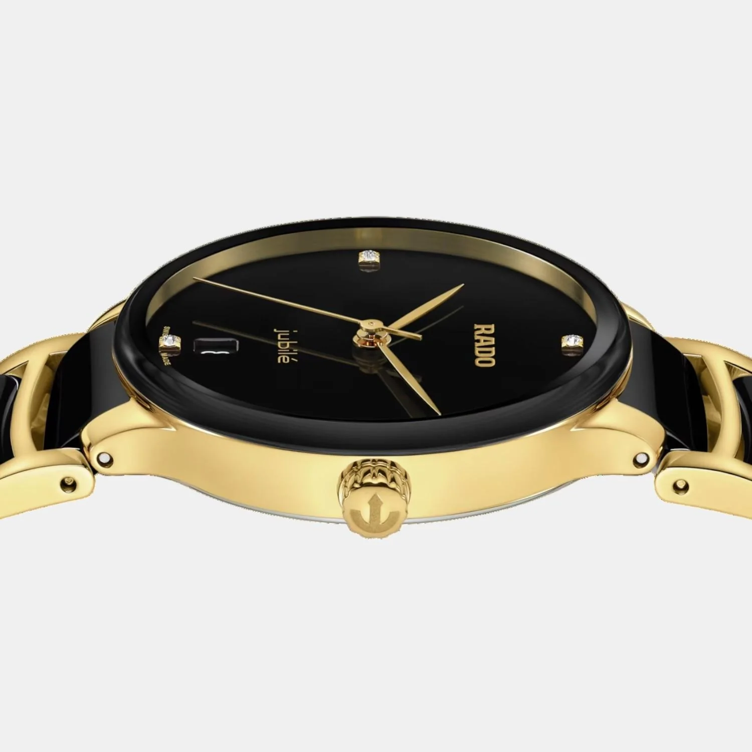 Centrix Women Quartz Black Dial Analog Ceramic Watch R30039712 - Image 4