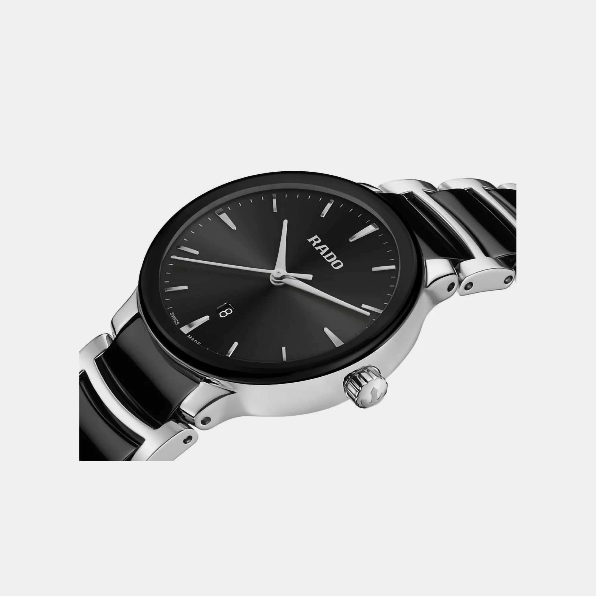 Centrix Women Quartz Black Dial Chronograph Ceramic Watch R30026152 - Image 3