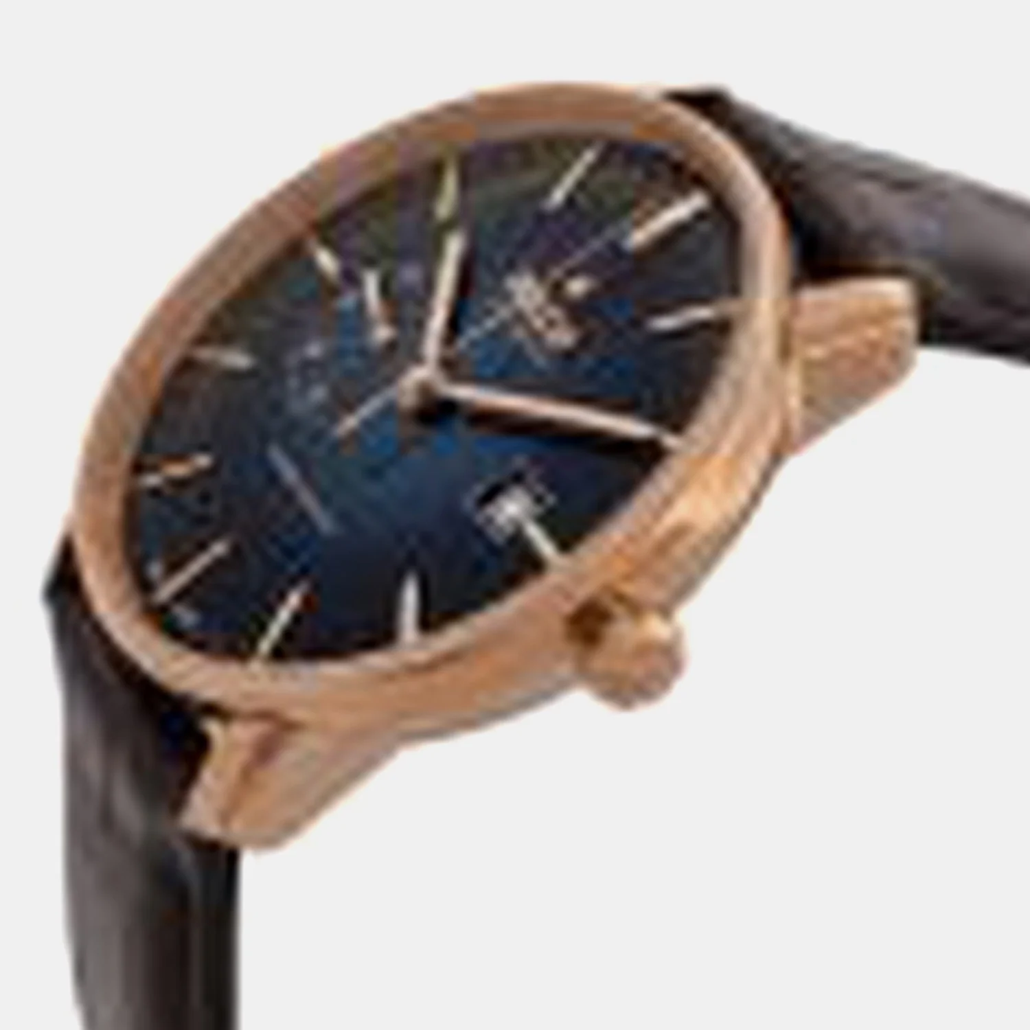 Coupole Men Automatic Blue Dial Analog Leather Watch R22879215 - Image 2