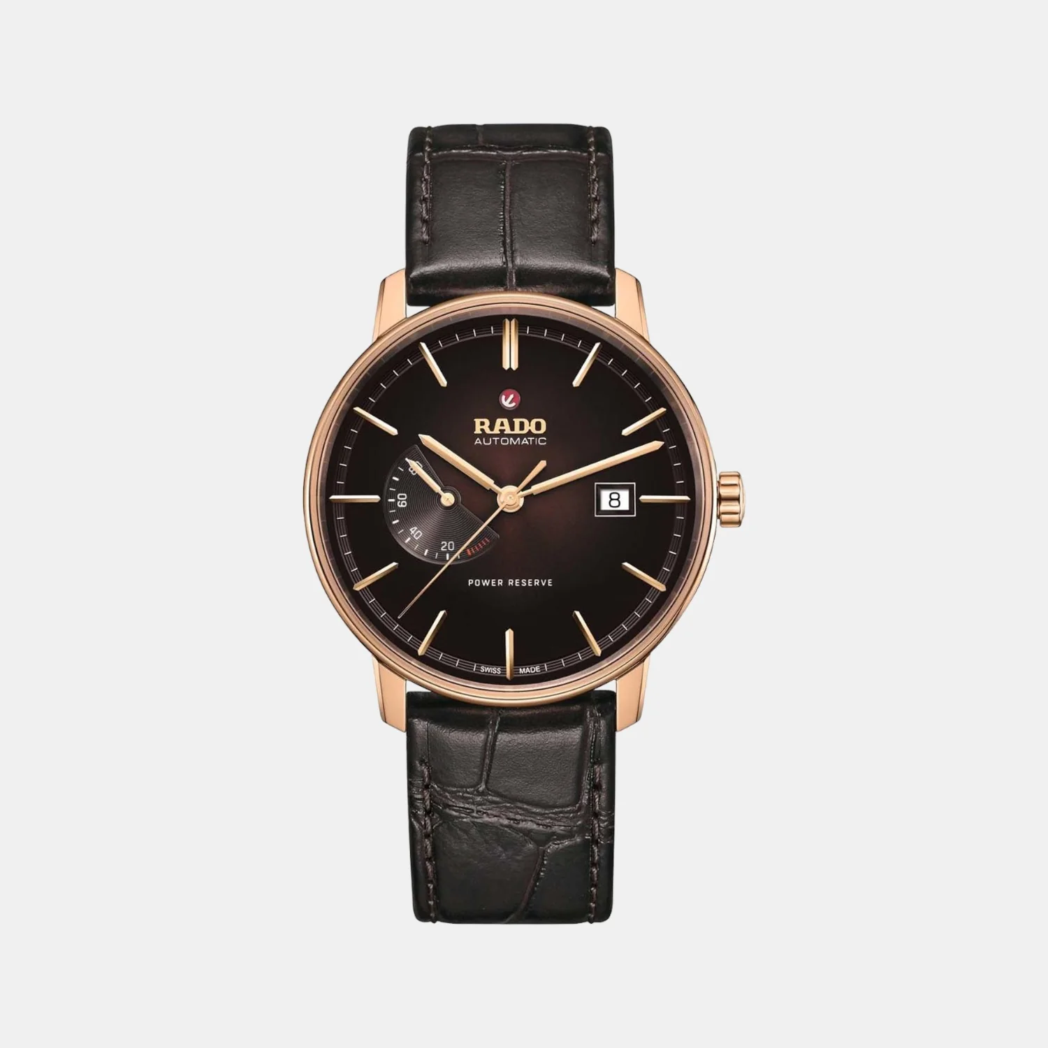 Coupole Men Automatic Brown Dial Analog Leather Watch R22879325