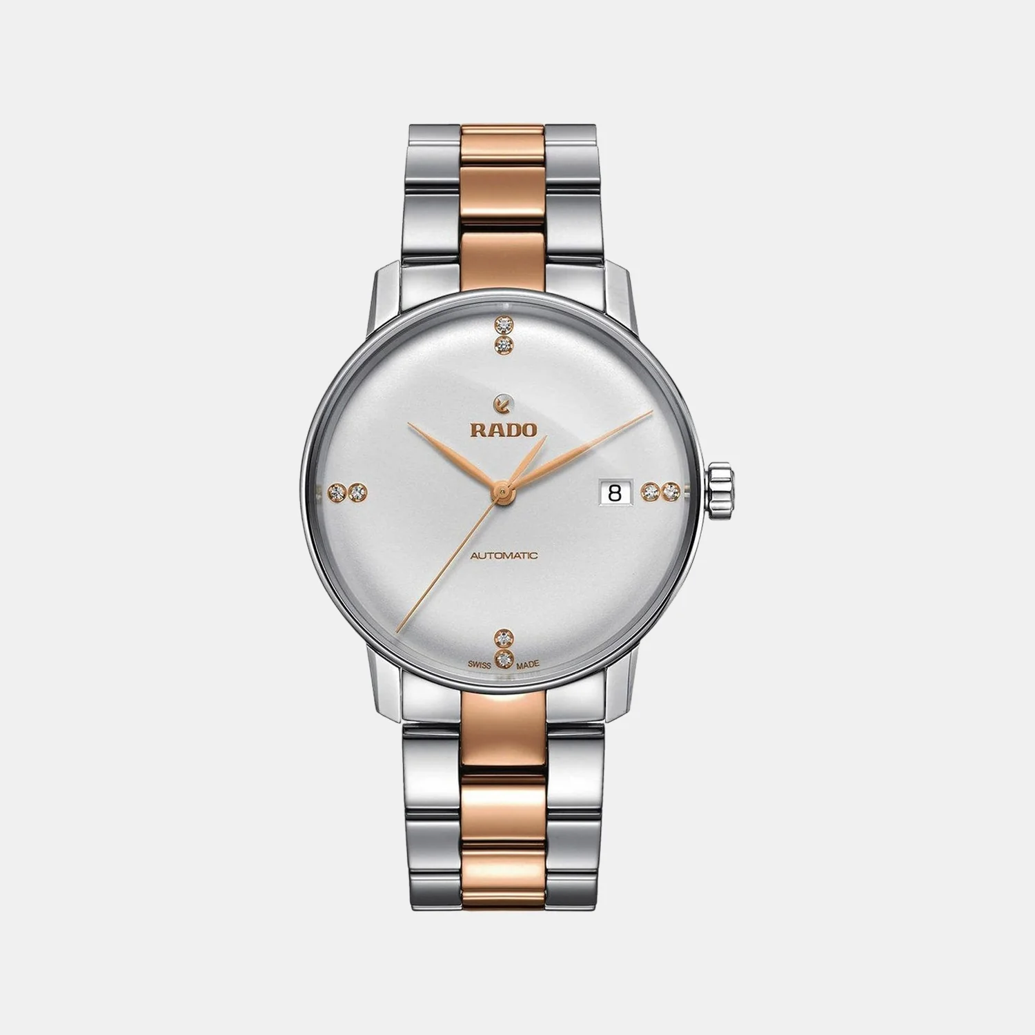 Coupole Men Automatic Silver Dial Analog Stainless Steel Watch R22860722