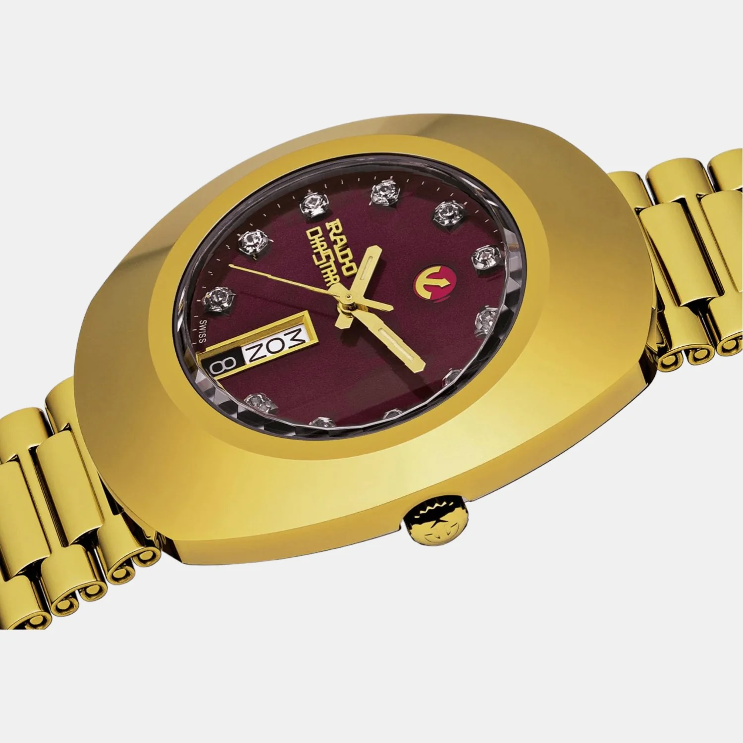 Diastar Men Automatic Purple Dial Analog Stainless Steel Watch R12413573 - Image 3