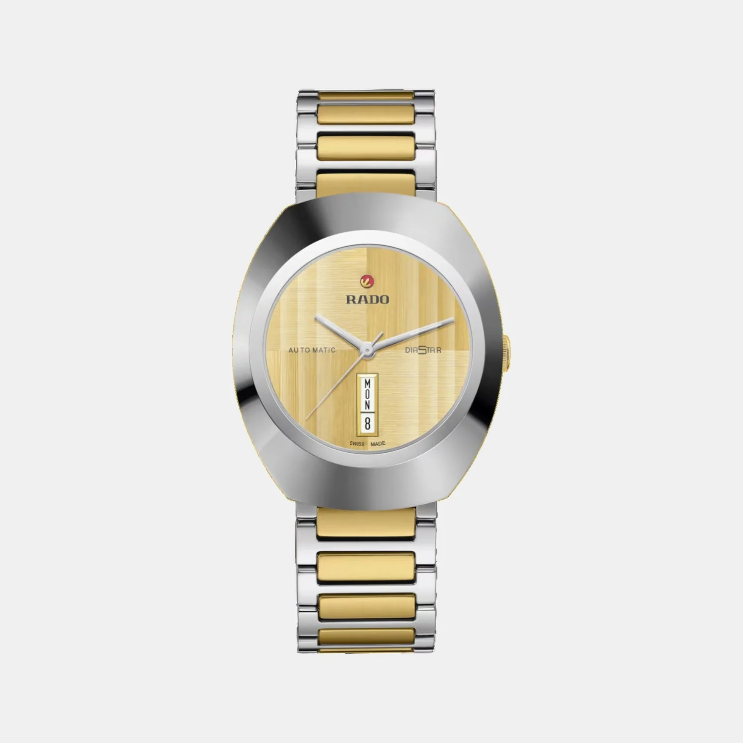 Diastar Men Automatic Yellow Dial Analog Stainless Steel Watch R12160253 - Image 2