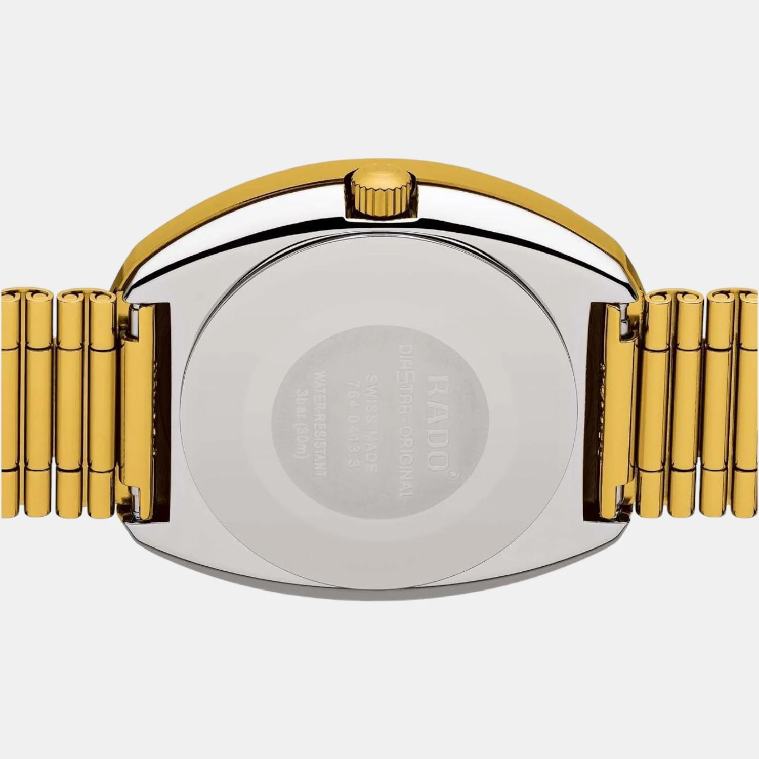 Diastar Men Quartz Gold Dial Analog Stainless Steel Watch R12413193 - Image 3