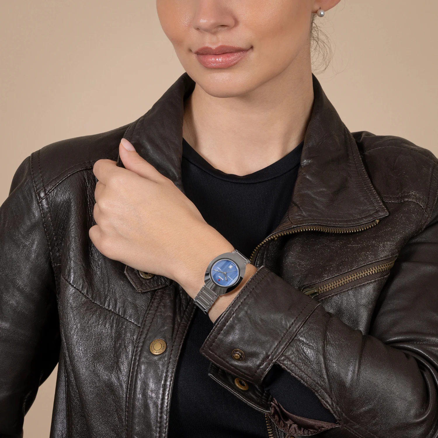 DiaStar Original Women Automatic Blue Dial Analog Stainless Steel Watch R12170343 - Image 5