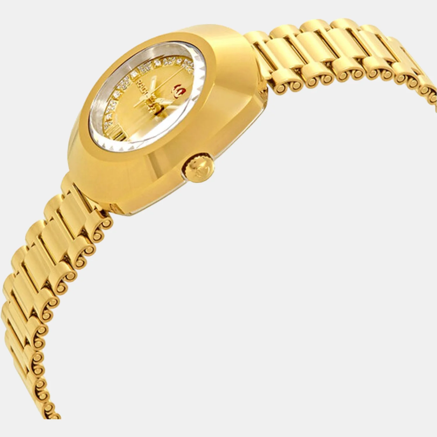 Diastar Women Automatic Gold Dial Analog Stainless Steel Watch R12416673 - Image 2