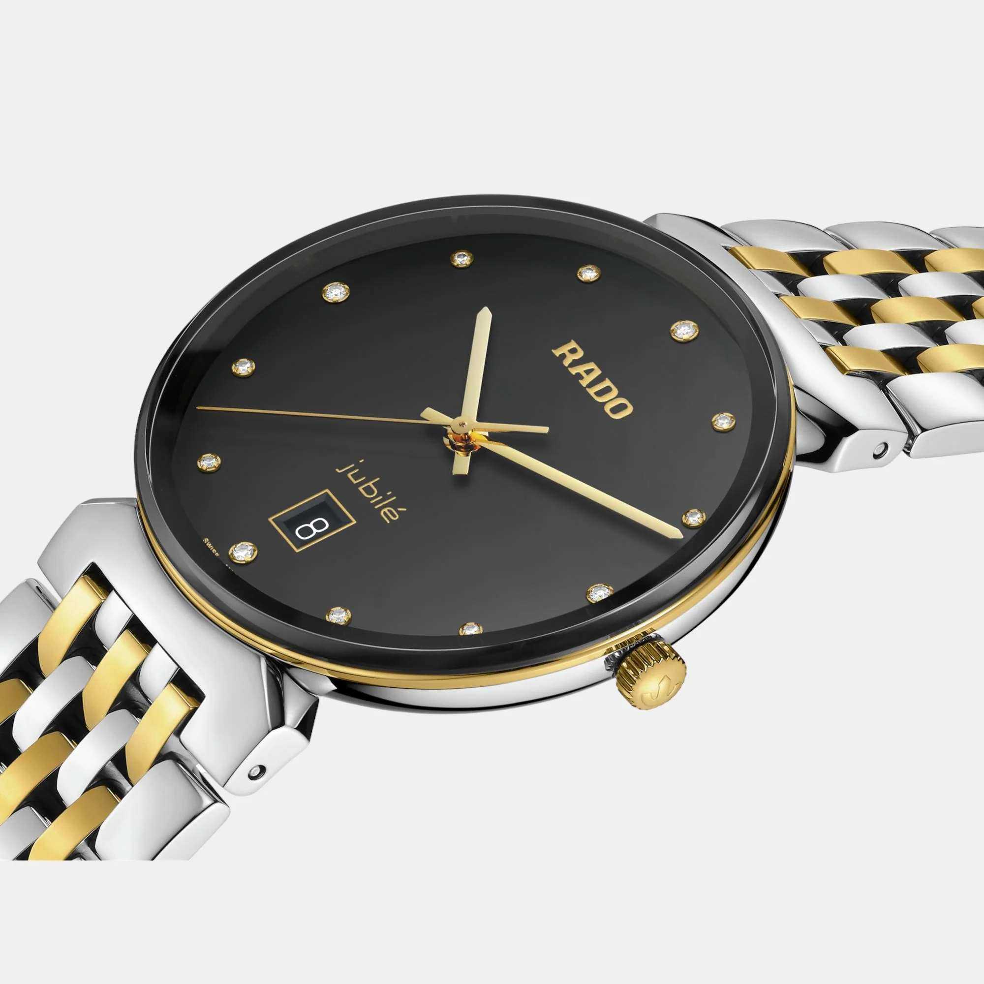 Florence Men Quartz Black Dial Analog Stainless Steel Watch R48912743 - Image 2