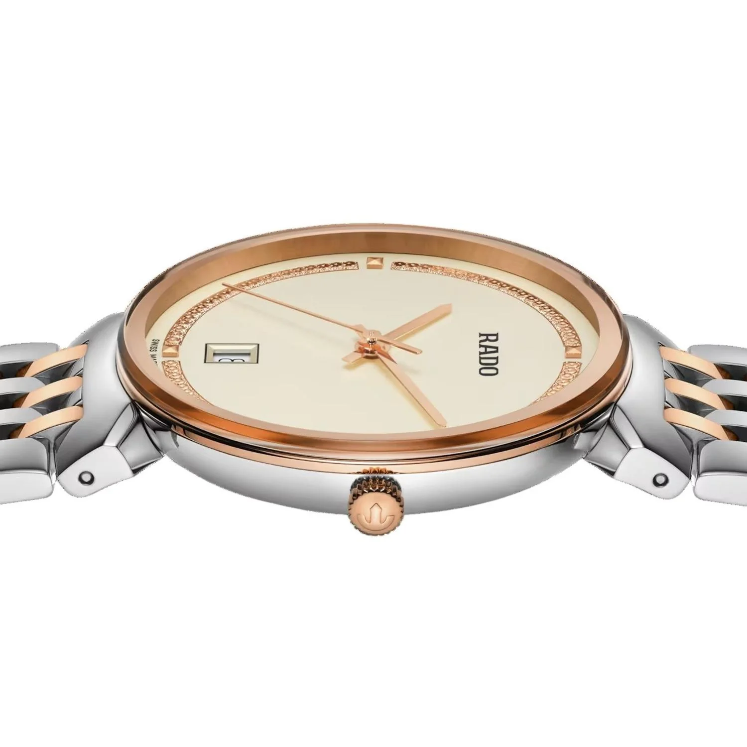 Florence Men Quartz Champagne Dial Analog Stainless Steel Watch R48912403 - Image 3