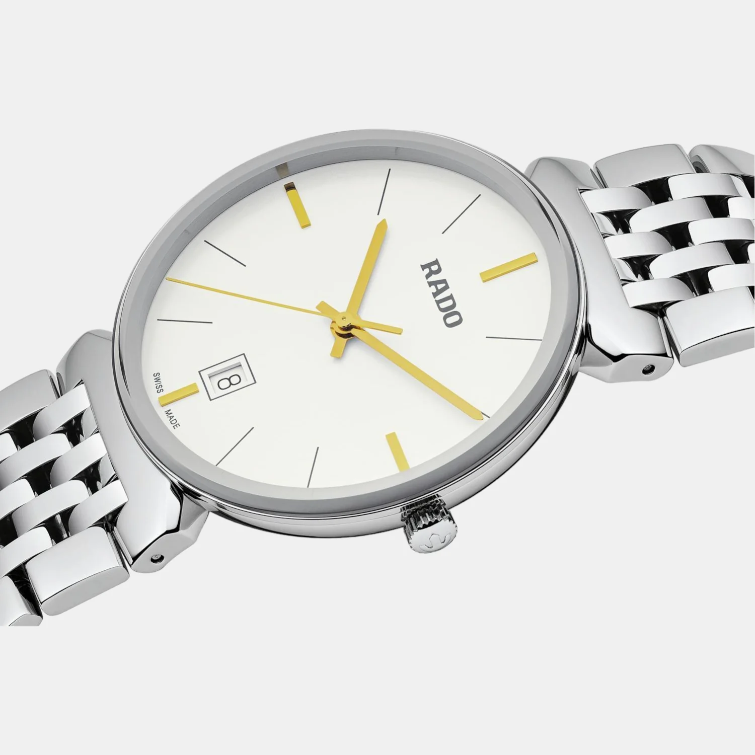 Florence Men Quartz White Dial Analog Stainless Steel Watch R48912013 - Image 2