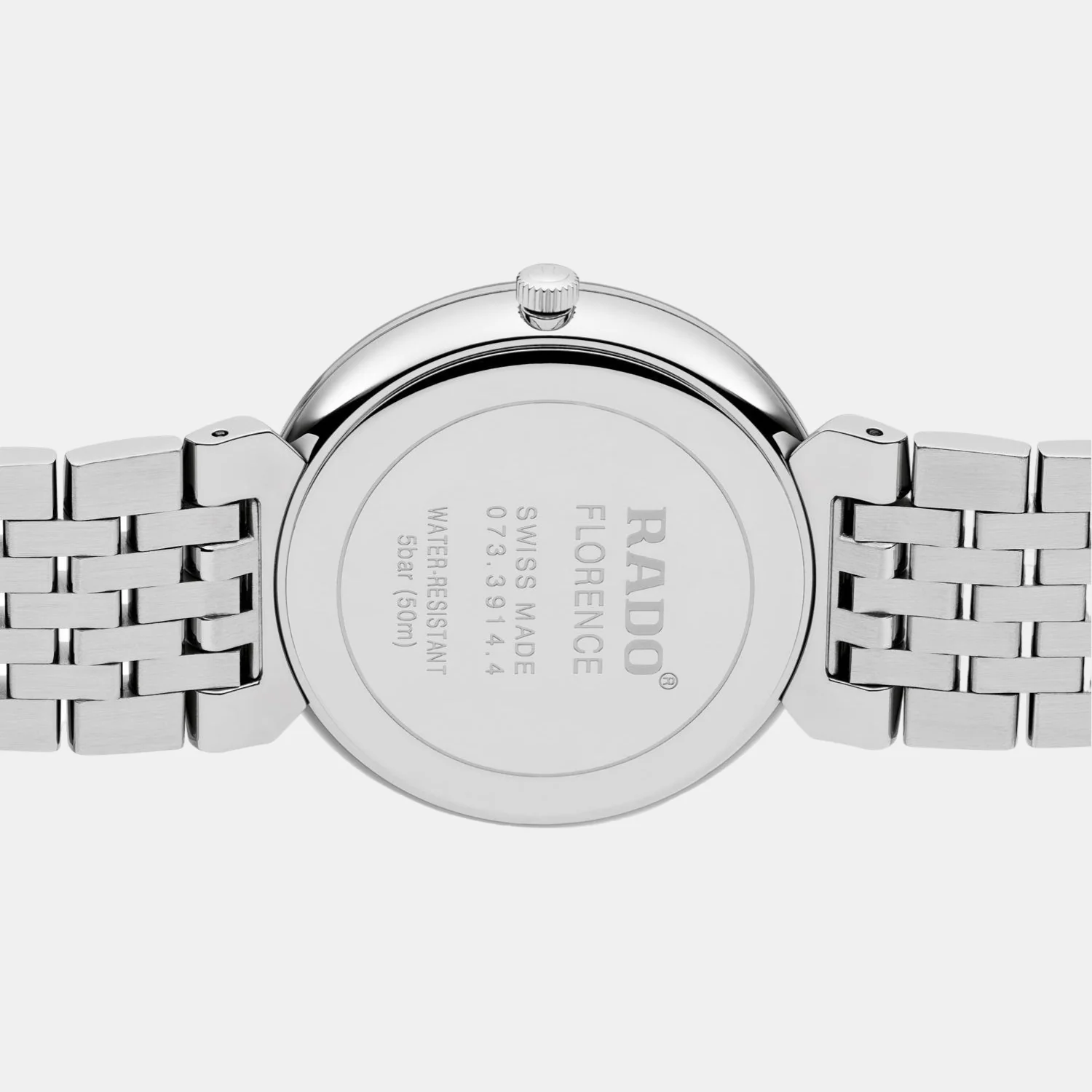 Florence Men Quartz White Dial Analog Stainless Steel Watch R48912013 - Image 3