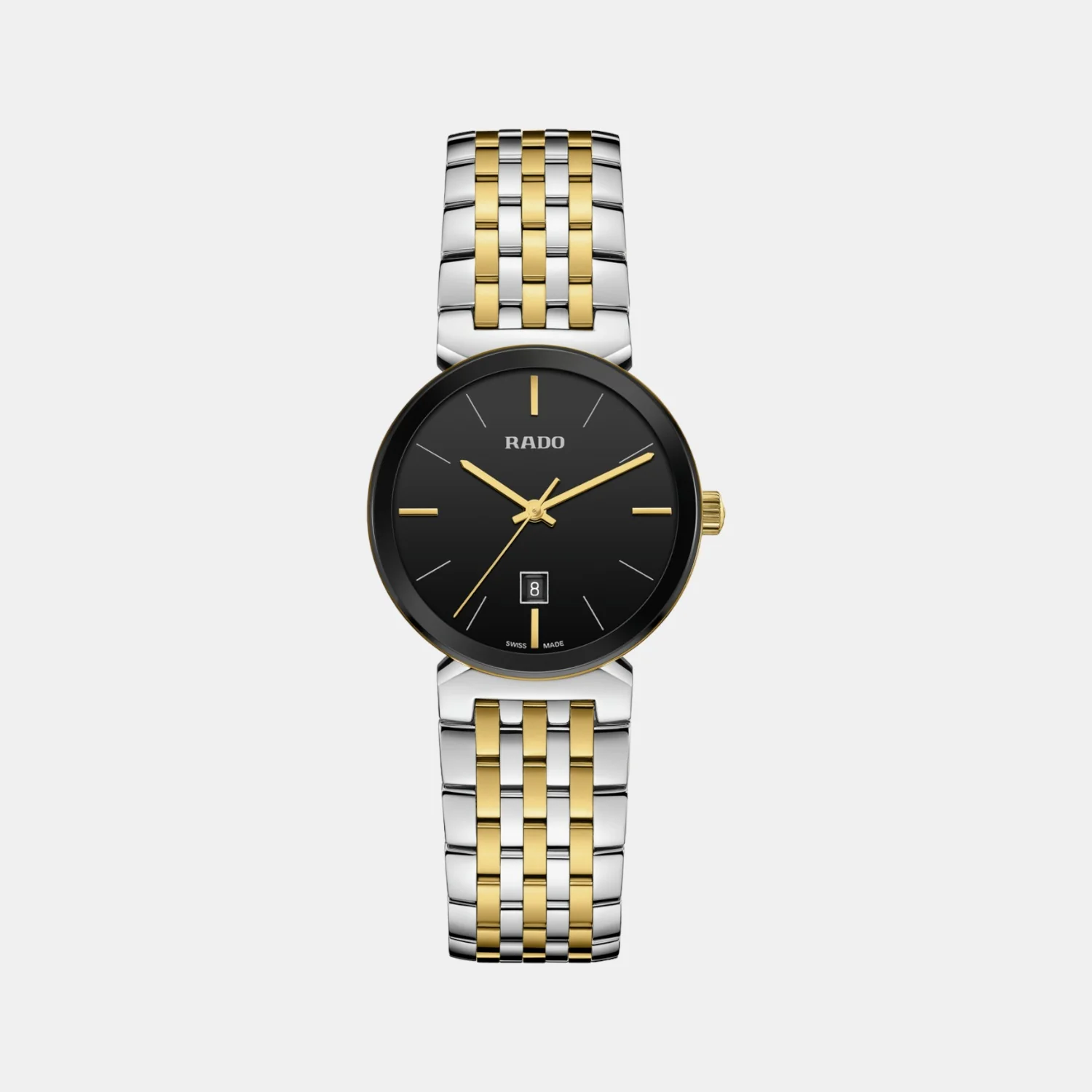 Florence Women Quartz Black Dial Analog Stainless Steel Watch R48913153