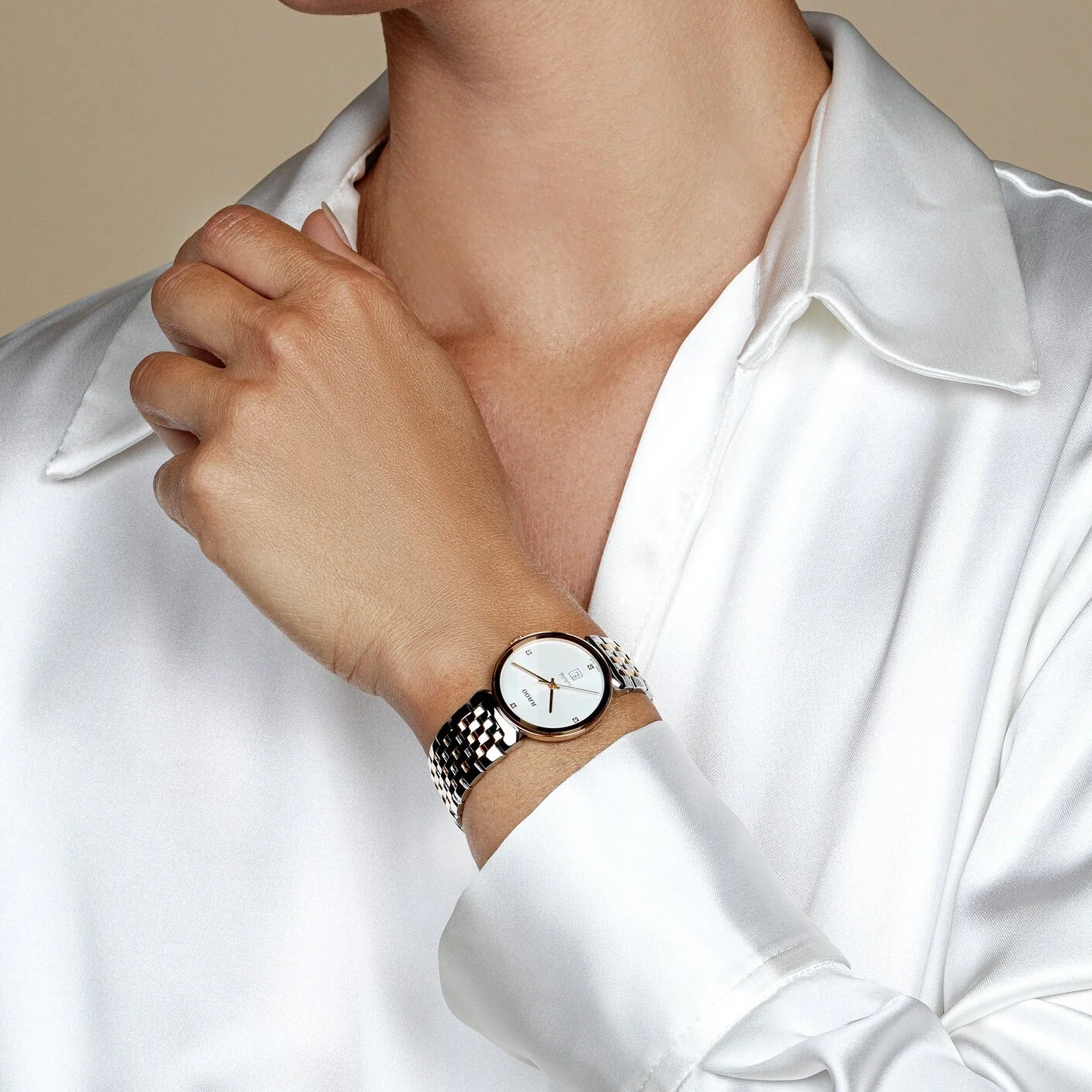 Florence Women Quartz White Dial Analog Stainless Steel Watch R48913723 - Image 6