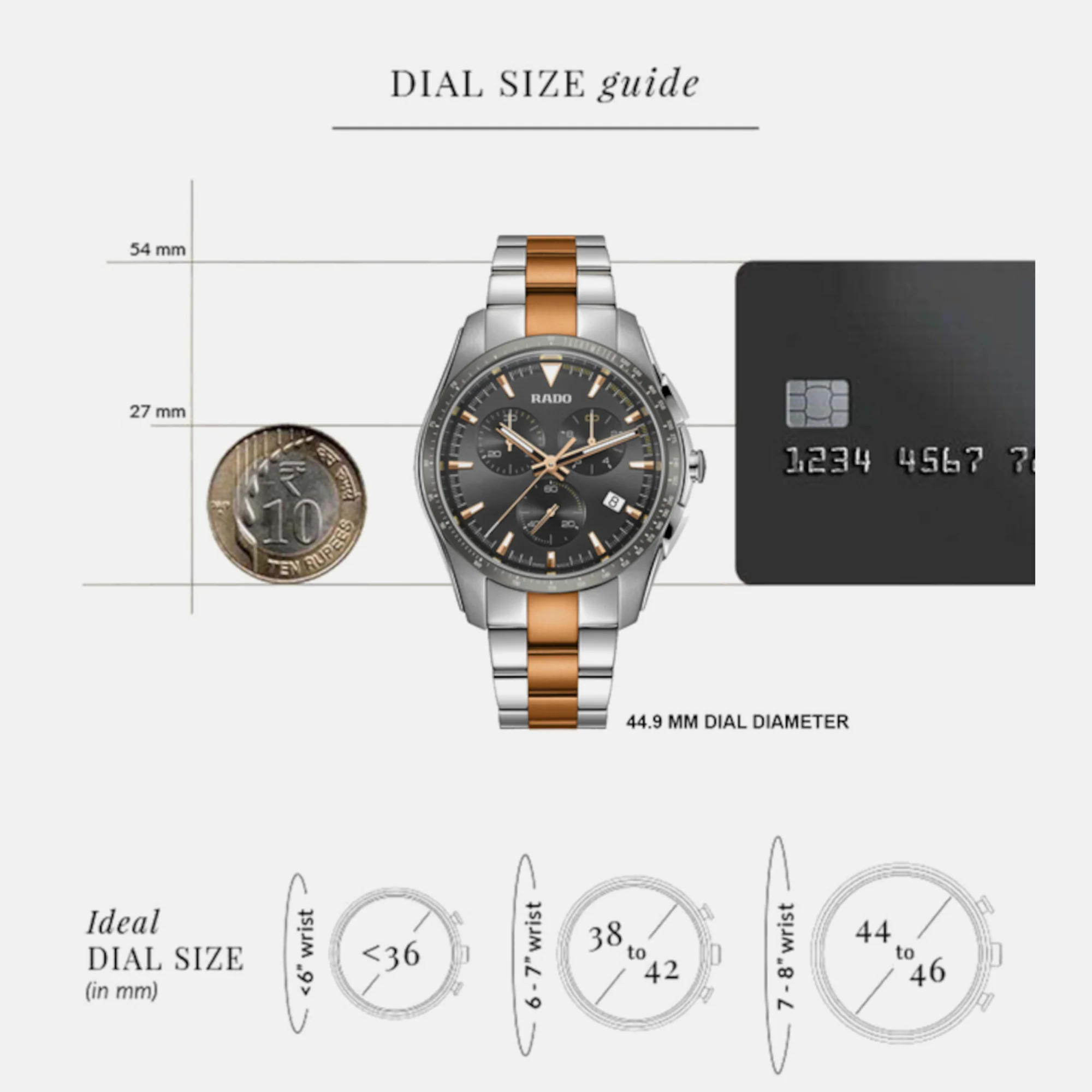 HyperChrome Men Quartz Black Dial Chronograph Stainless Steel Watch R32259173 - Image 6