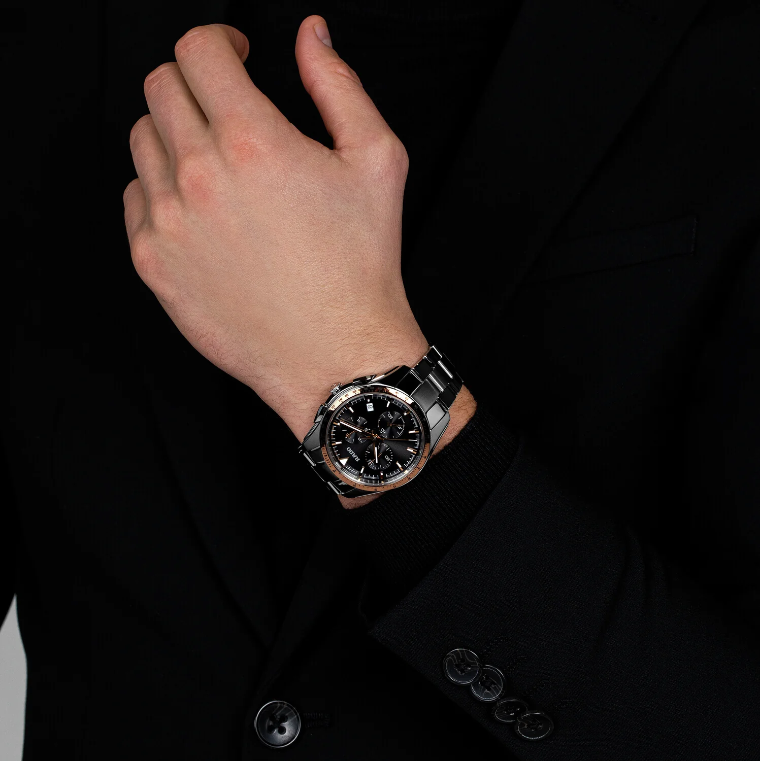 HyperChrome Men Quartz Grey Dial Chronograph Stainless Steel Watch R32259163 - Image 6