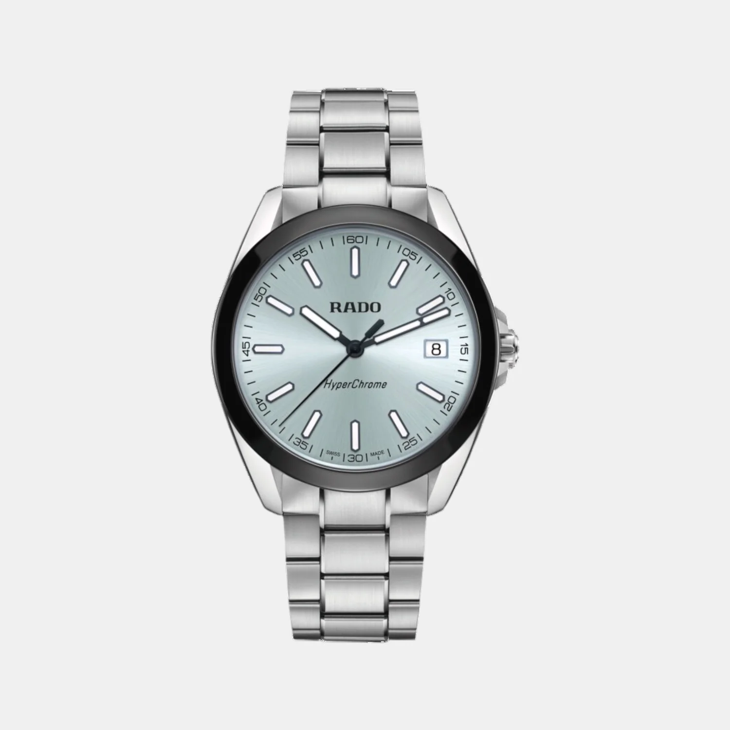 HyperChrome Men Quartz Rhodium Dial Analog Stainless Steel Watch R32280213