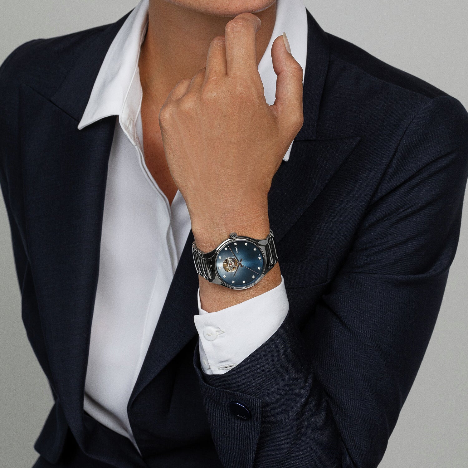 True Round Secret Unisex Automatic Blue Dial Analog Ceramic Watch R27108732 - Image 5