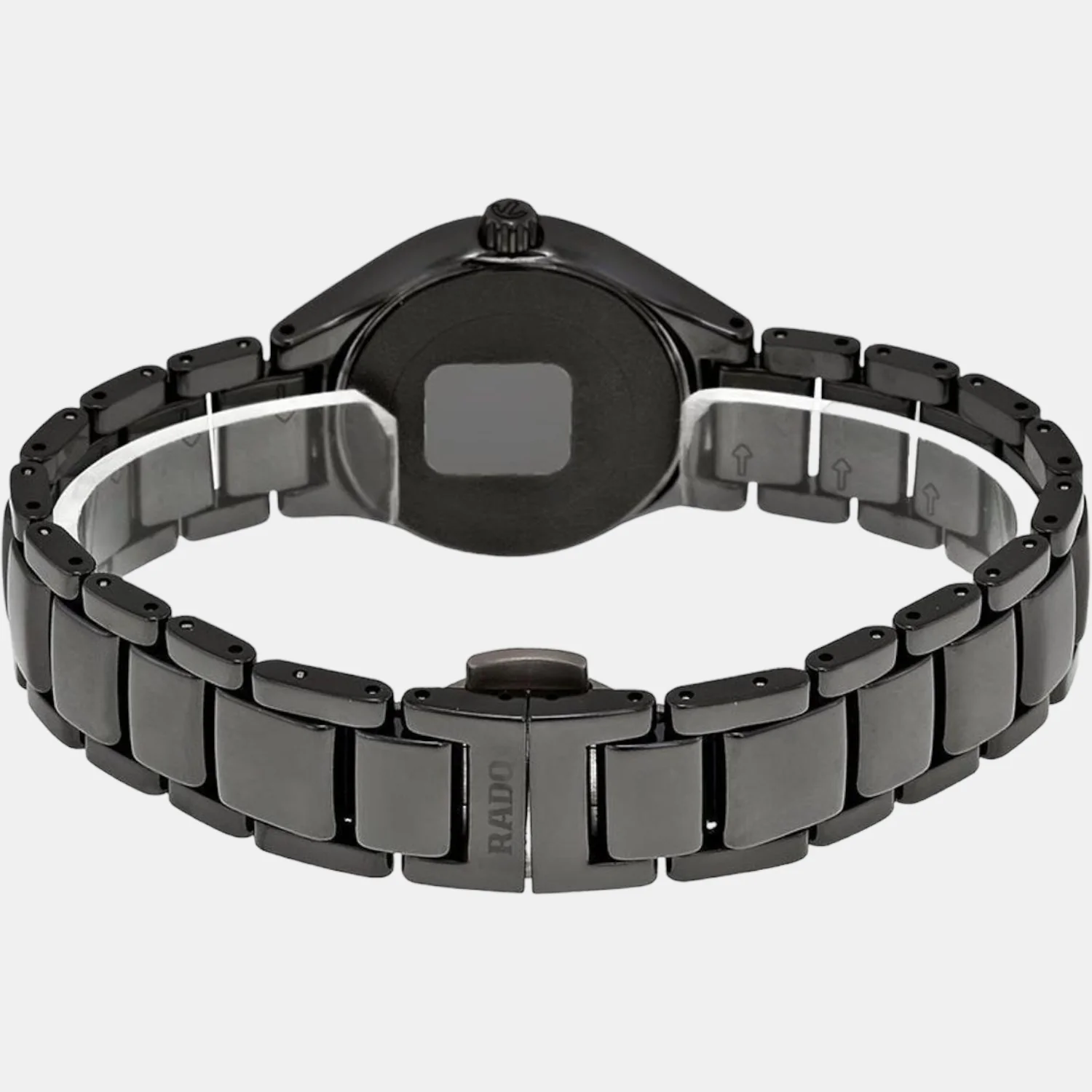 True Round Women Quartz Black Dial Analog Ceramic Watch R27059712 - Image 3