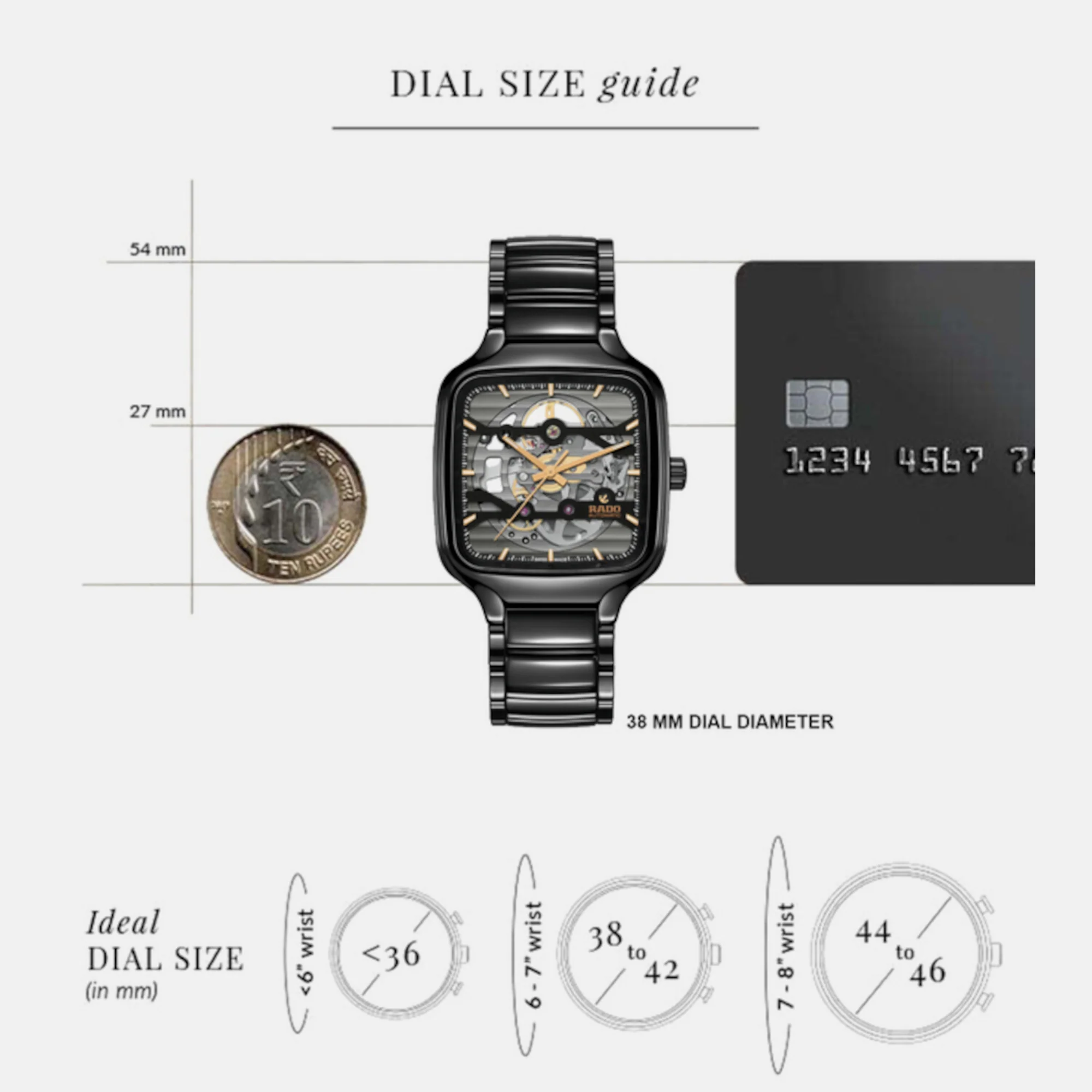 True Square Unisex Automatic Grey Dial Analog Ceramic Watch R27124162 - Image 6
