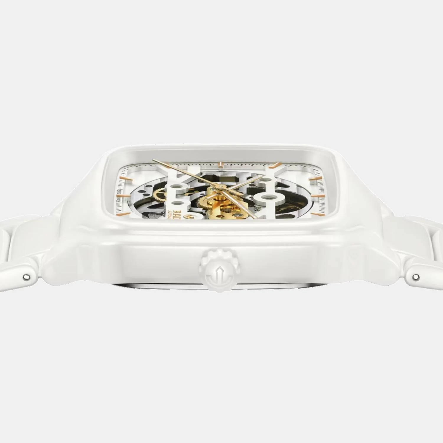 True Square Unisex Automatic White Dial Analog Ceramic Watch R27126012 - Image 4