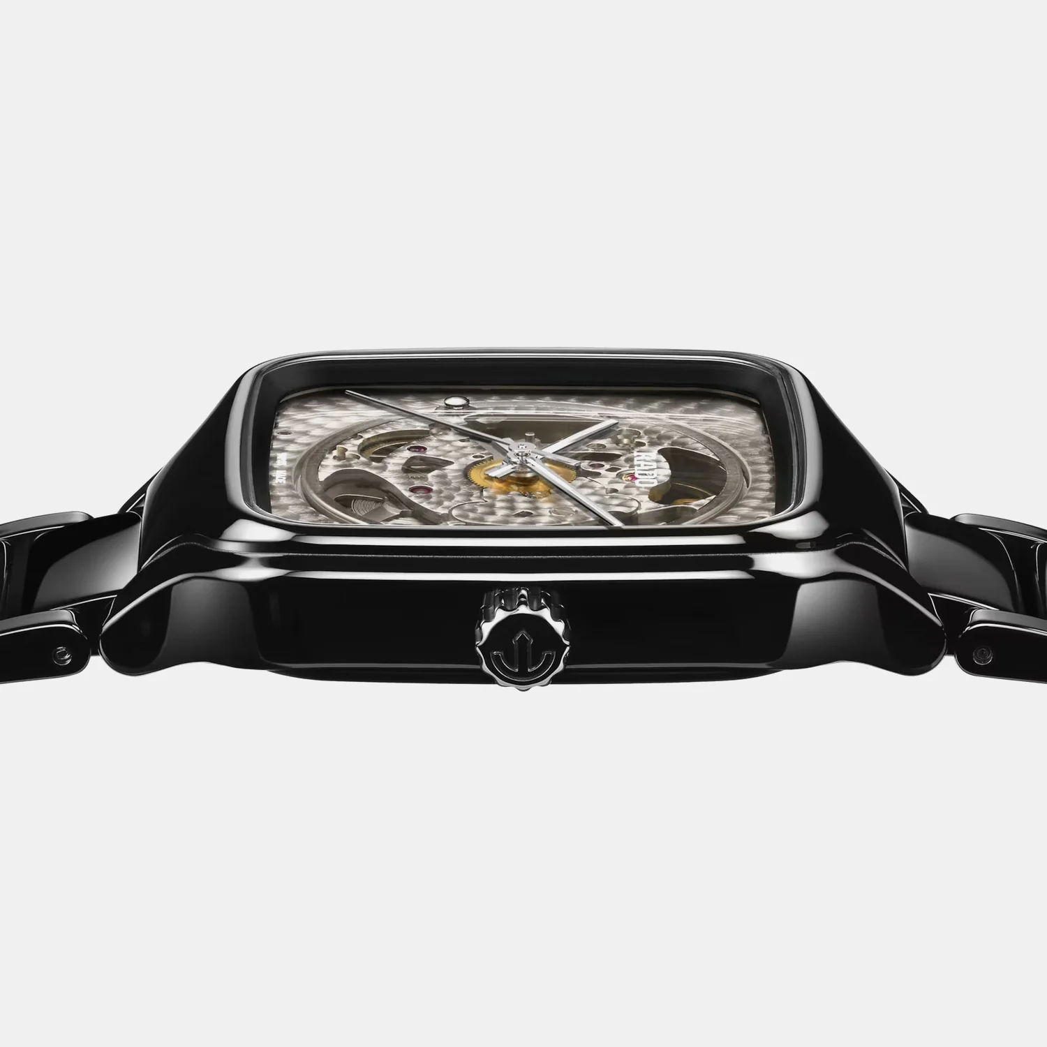 True Square X Kunihiko Morinaga Special Edition Unisex Automatic Grey Dial Analog Ceramic Watch R27086172 - Image 3