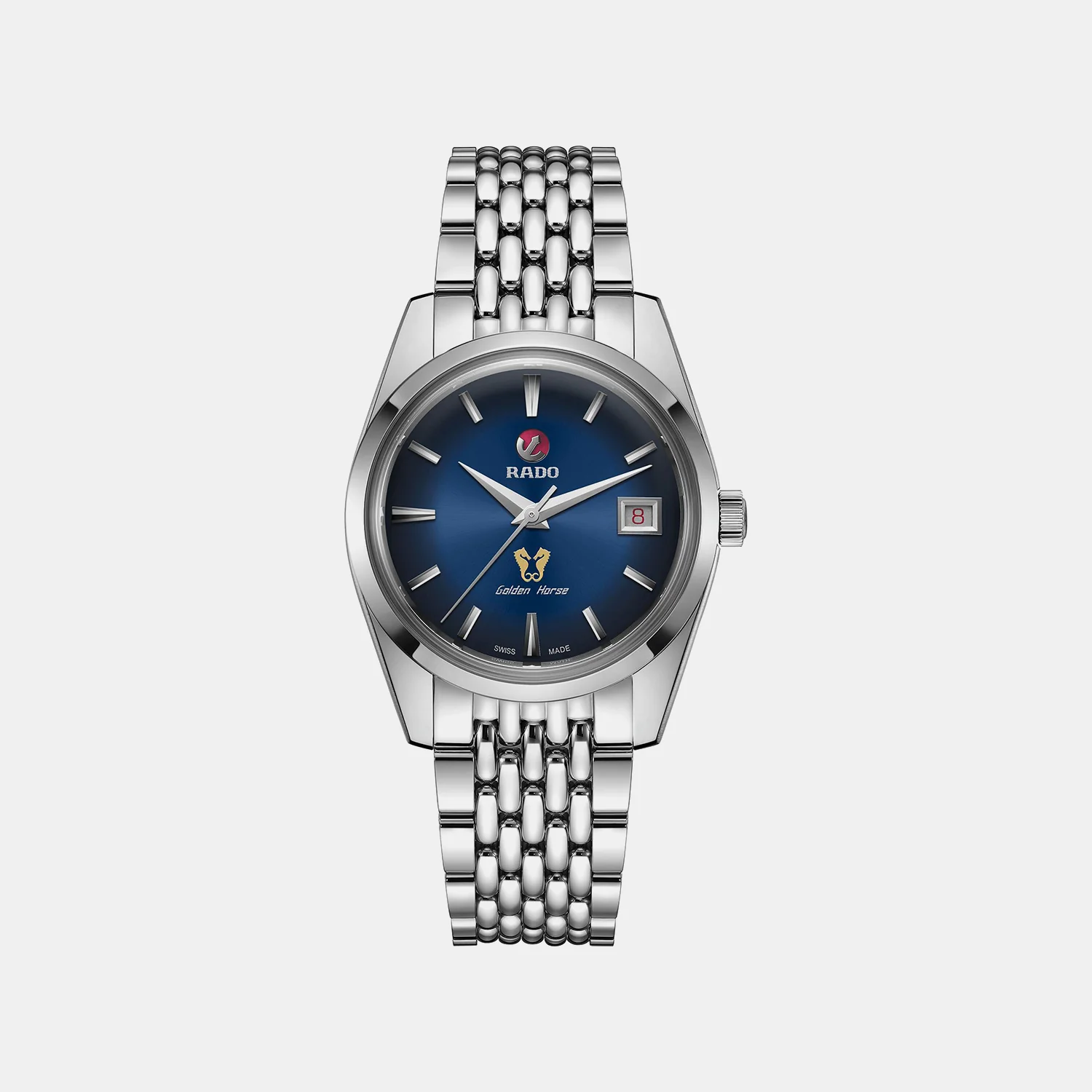 Golden Horse Unisex Automatic Blue Dial Analog Stainless Steel Watch R33930203