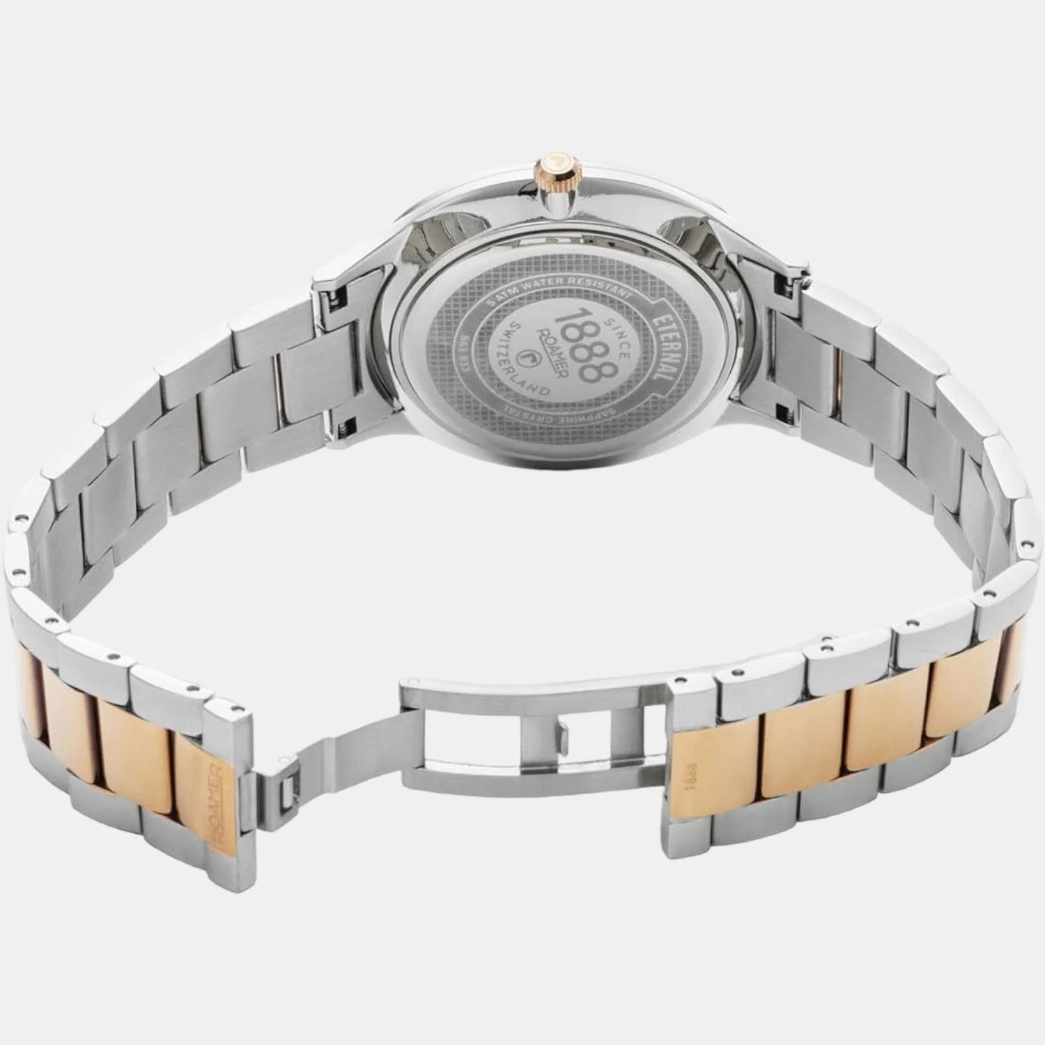 Eternal Men Quartz Grey Dial Analog Stainless Steel Watch 863833 49 55 50 - Image 3