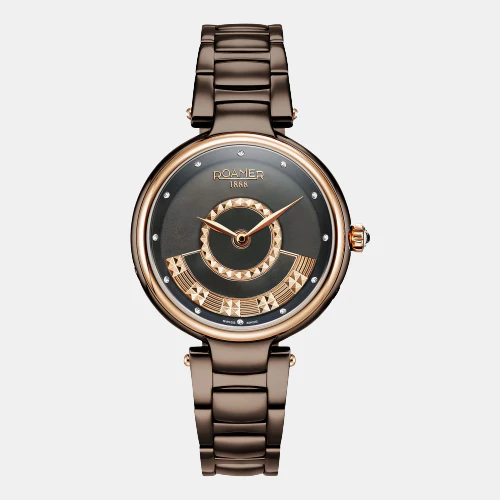 Lady Mermaid Women Quartz Grey Dial Analog Stainless Steel Watch 602857 43 60 50 - Image 3