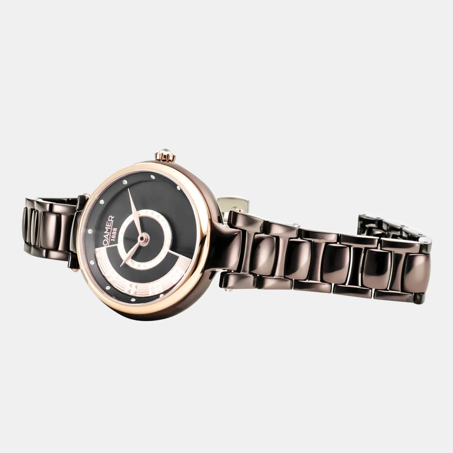 Lady Mermaid Women Quartz Grey Dial Analog Stainless Steel Watch 602857 43 60 50 - Image 4