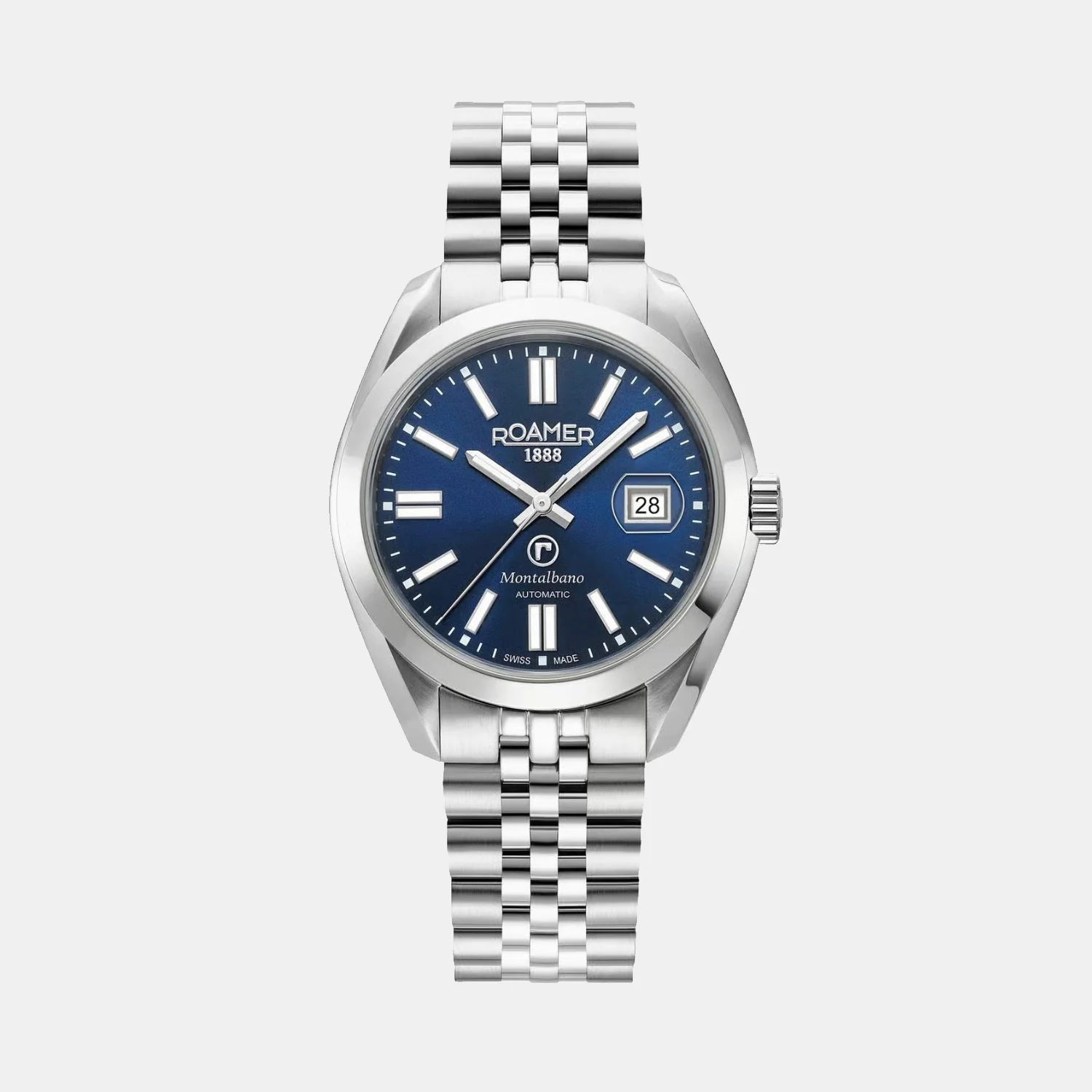 Montalbano Men Automatic Blue Dial Analog Stainless Steel Watch 996983 41 45 20 - Image 2