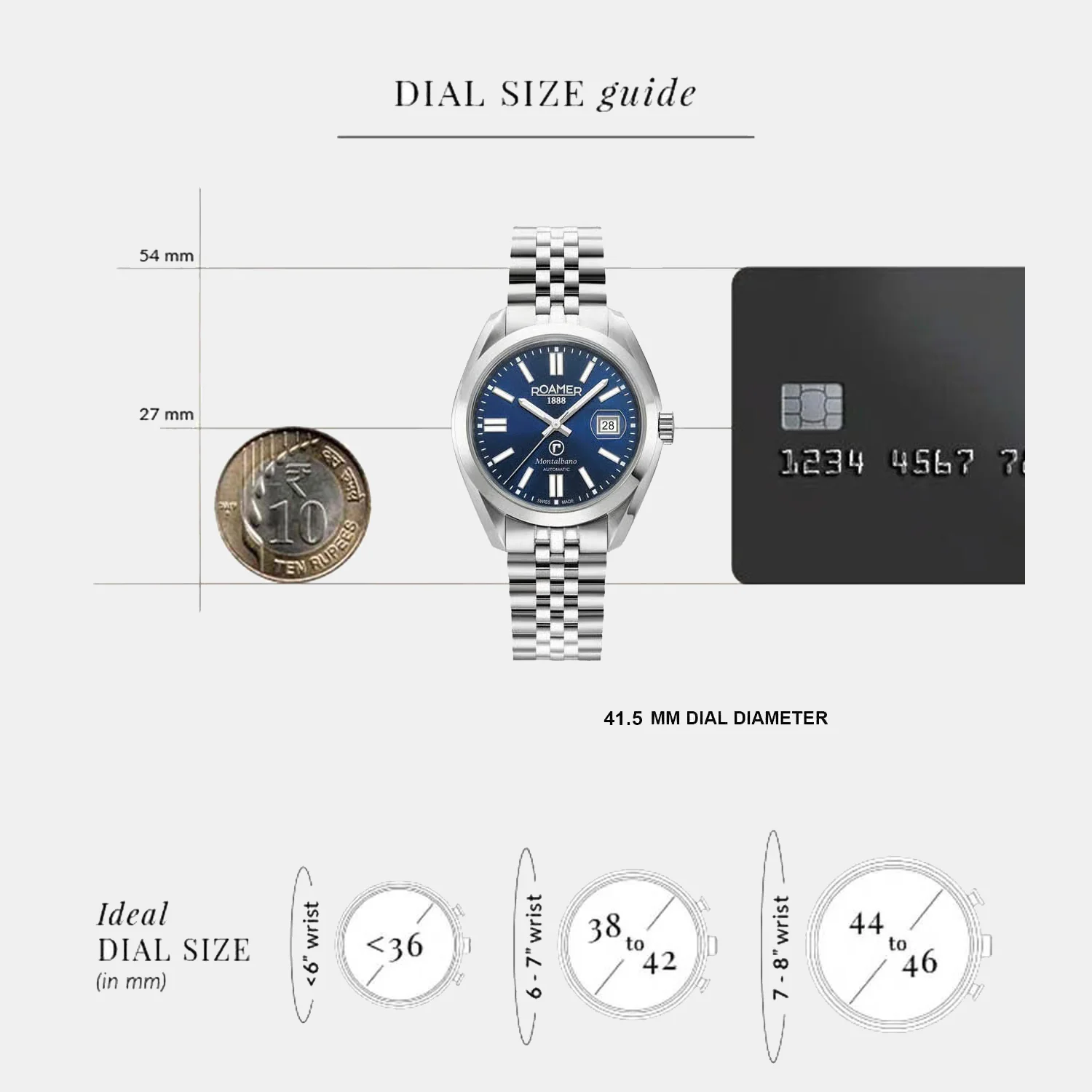 Montalbano Men Automatic Blue Dial Analog Stainless Steel Watch 996983 41 45 20 - Image 6