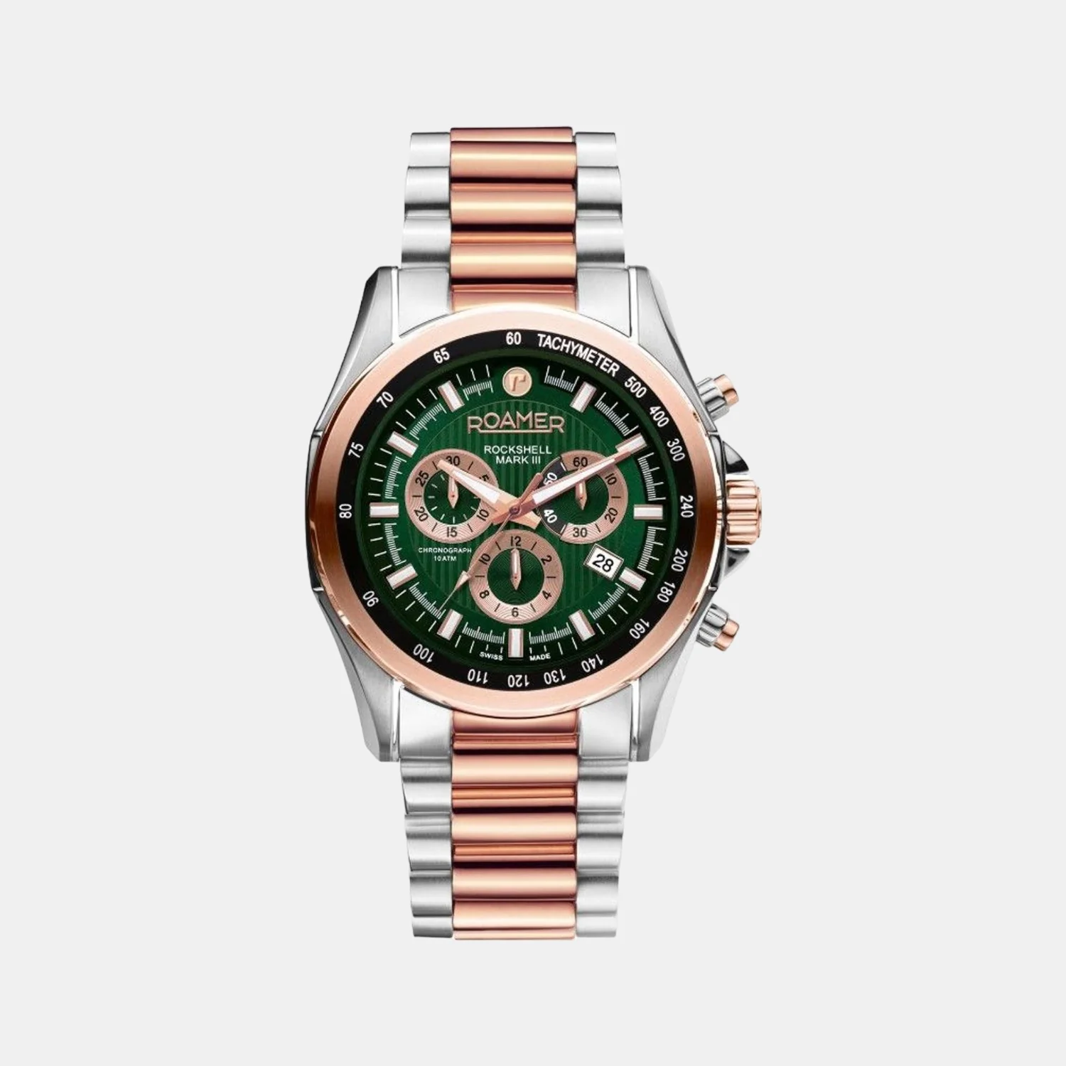 Monza 100 Men Quartz Green Dial Analog Stainless Steel Watch 850837 49 75 20