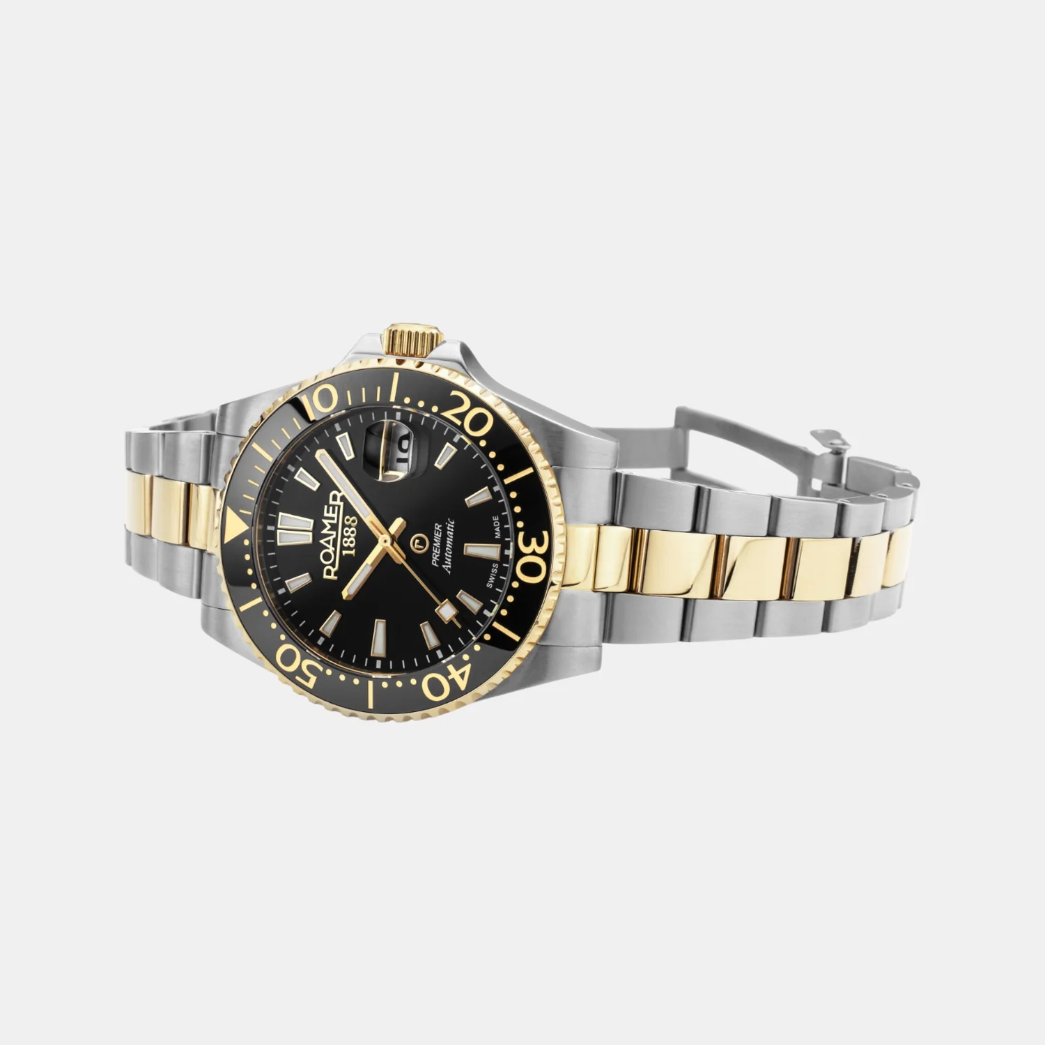Premier Men Automatic Black Sunray Dial Analog Stainless Steel Watch 986983 47 85 21 - Image 3