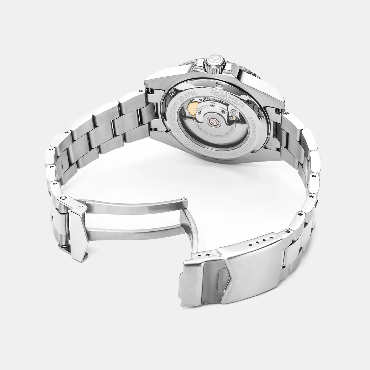 Premier Men Mechanical Black Sunray Dial Analog Stainless Steel Watch 986983 41 85 20 - Image 6