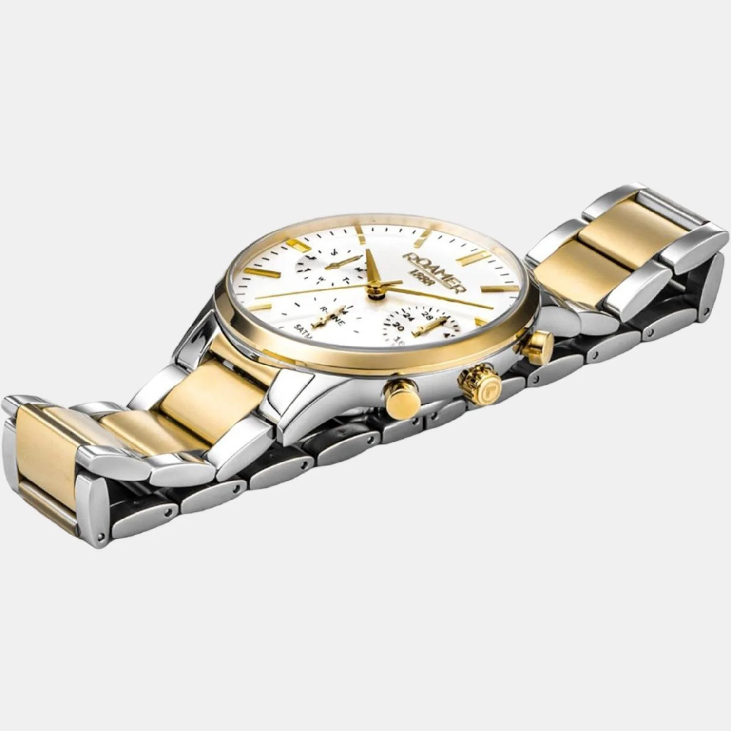 R-Line Men Quartz Silver Dial Analog Stainless Steel Watch 718982 48 15 70 - Image 5