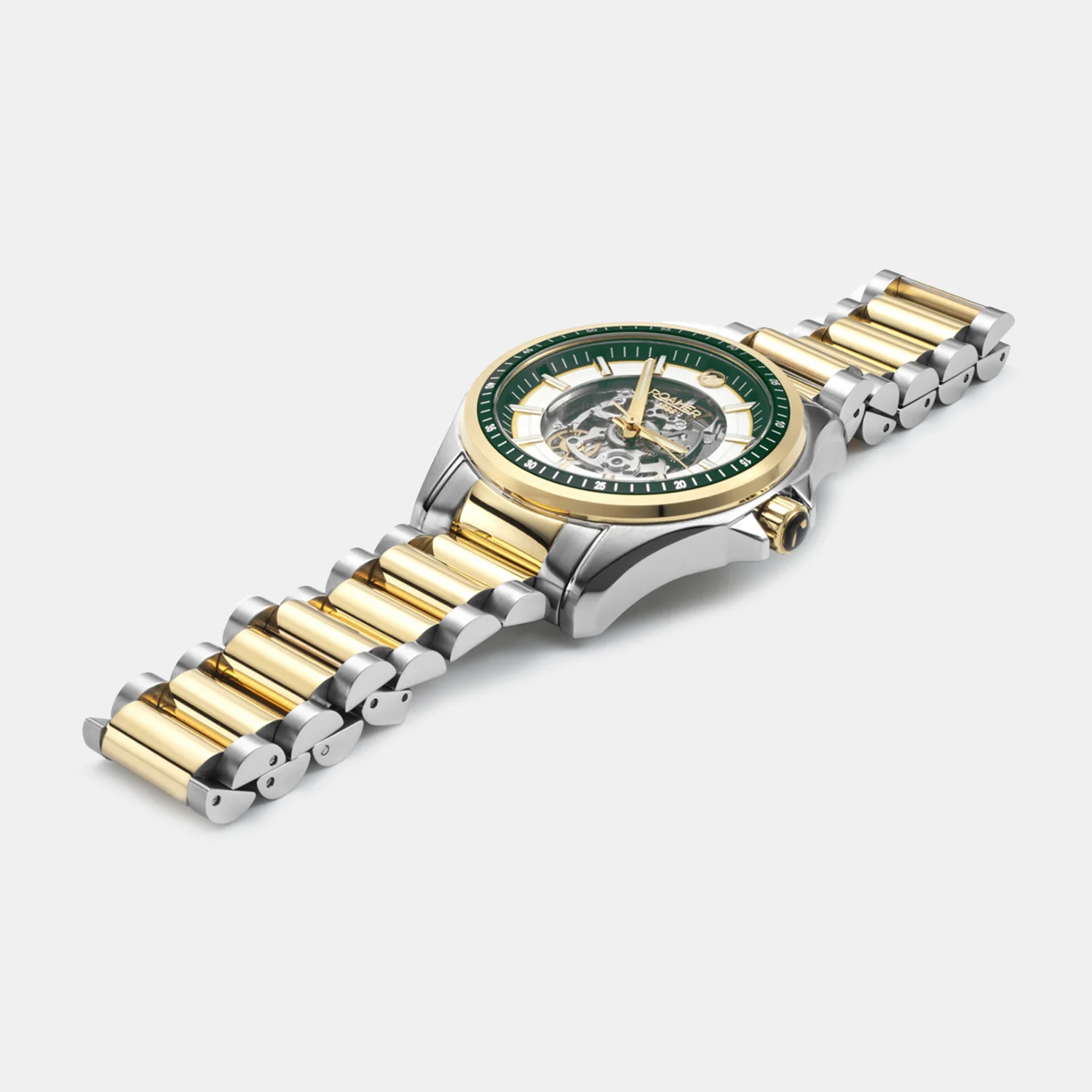 Rockshell Mark III Skeleton Men Automatic Green Dial Analog Stainless Steel Watch 220984 48 75 20 - Image 5