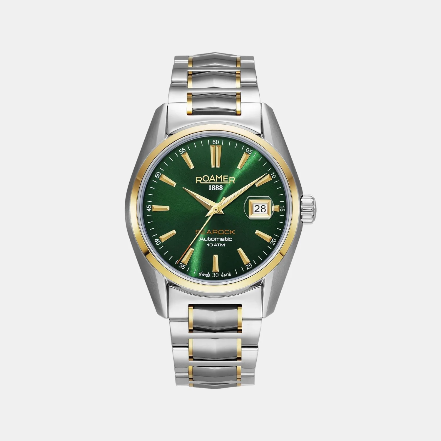 Searock Automatic Men Automatic Green Dial Analog Stainless Steel Watch 210665 47 75 20