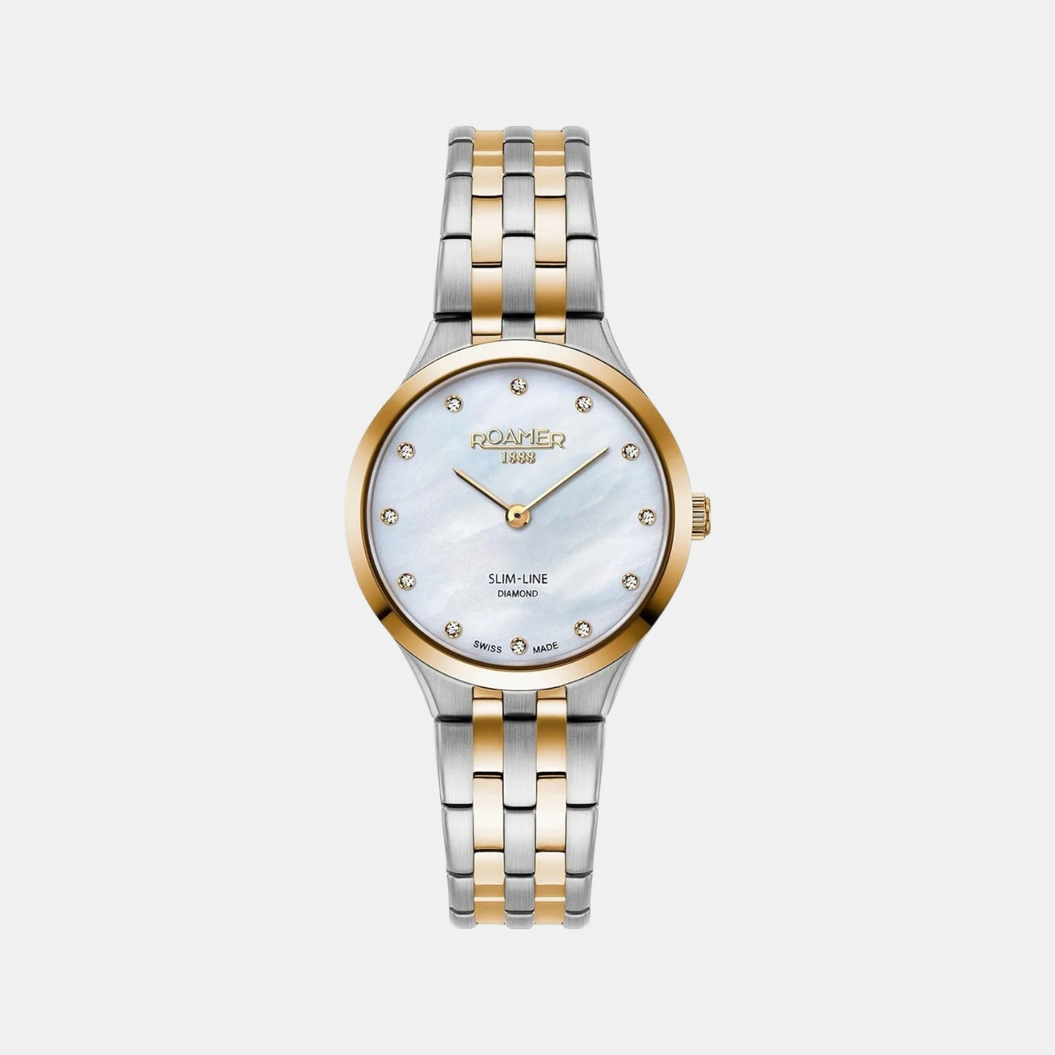 Slim-Line Women Quartz White Dial Analog Stainless Steel Watch 512847 47 89 20 - Image 2